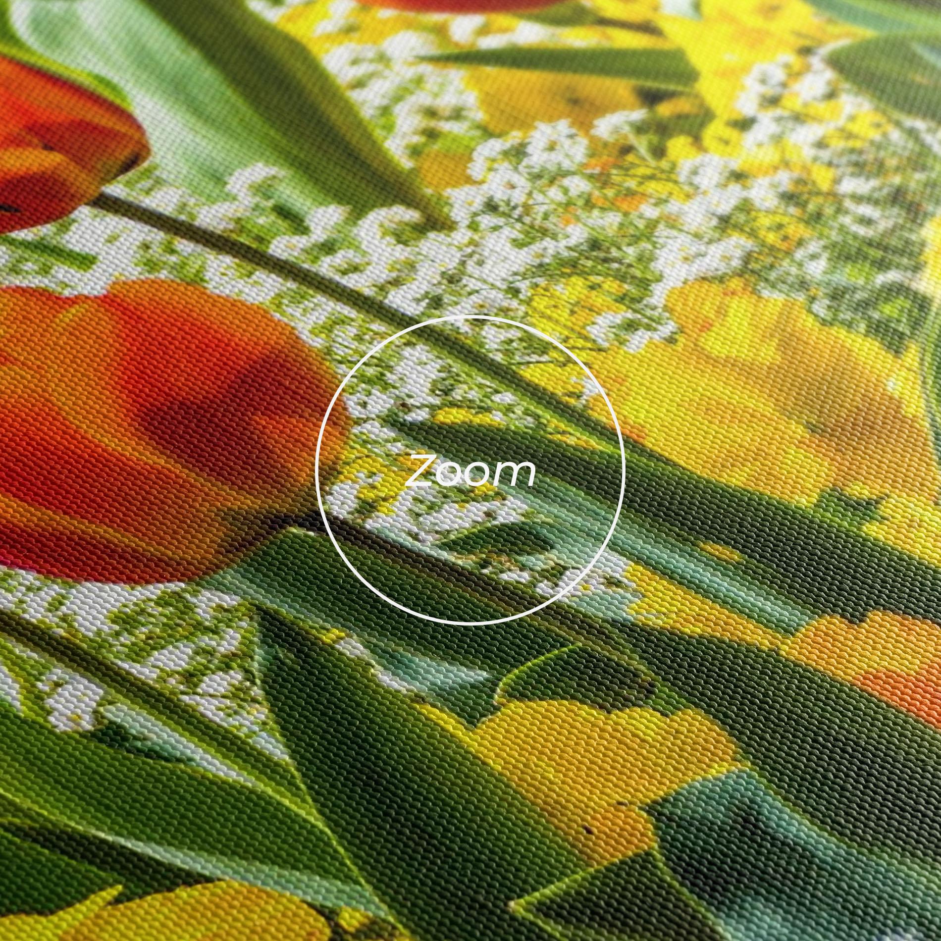 Tablou Canvas Colorful Tulips Garden mockup 3