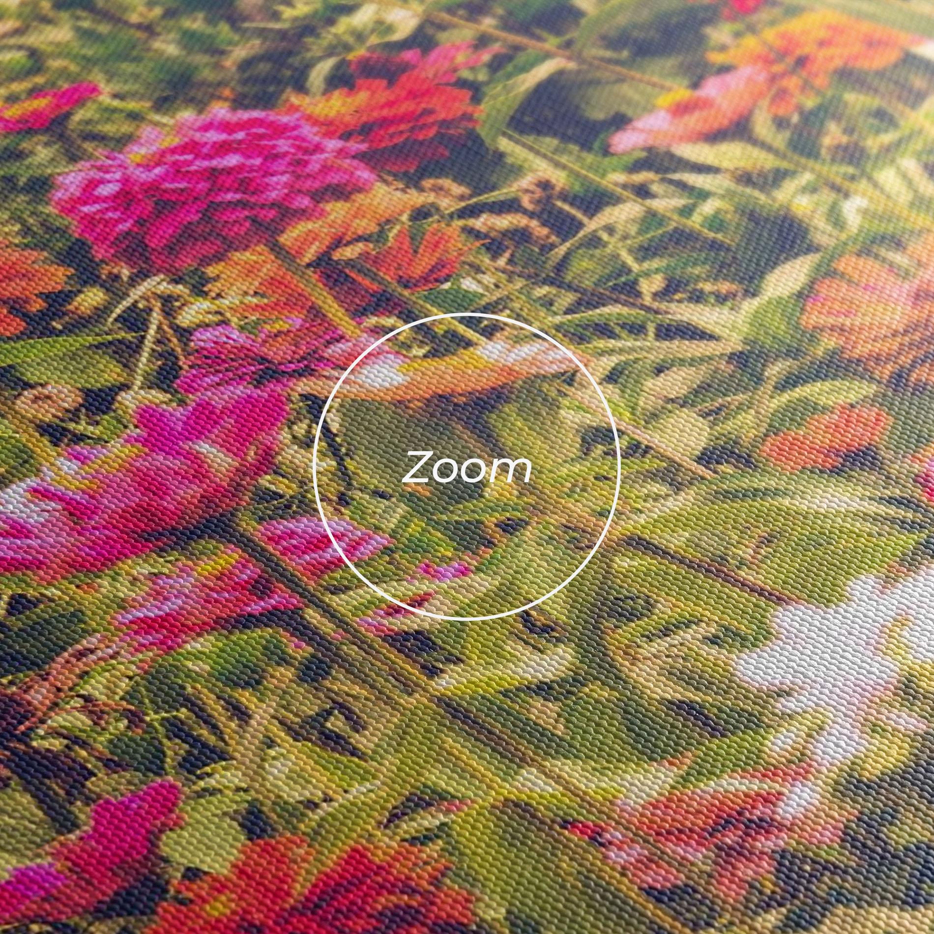 Tablou Canvas Colorful Wild Field mockup 3