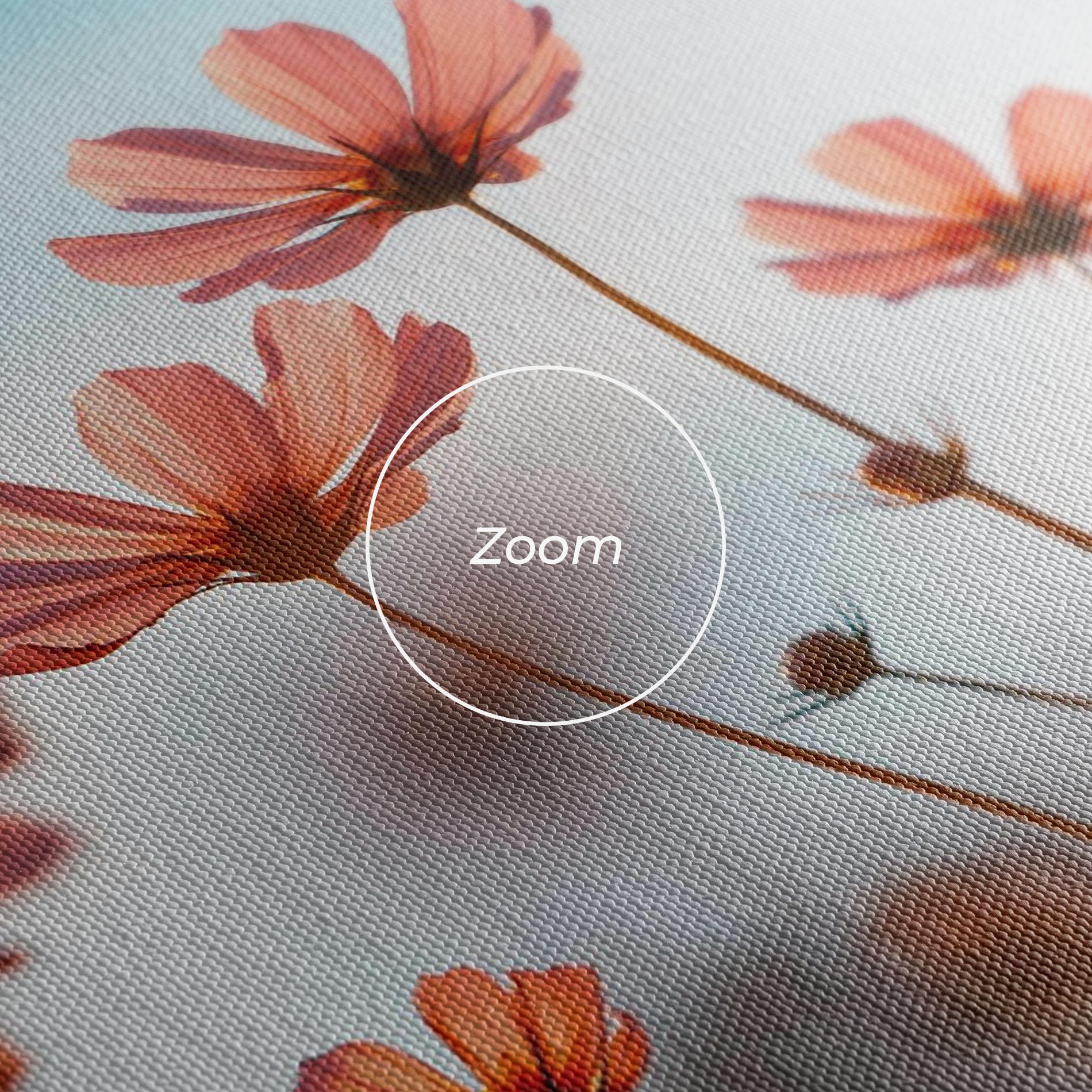 Tablou Canvas Cosmos Flowers Beautiful mockup 3