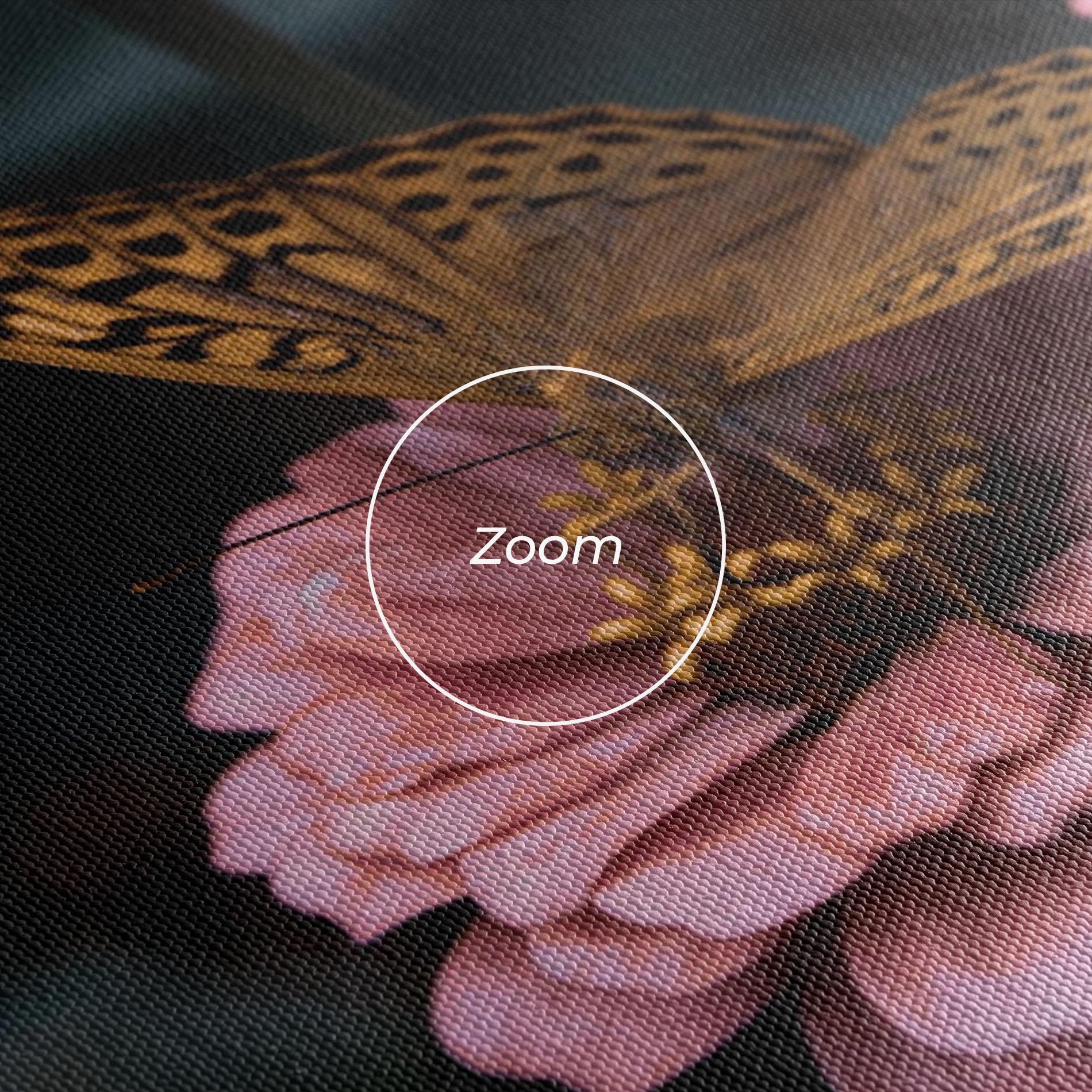 Tablou Canvas Flower Butterfly mockup 3