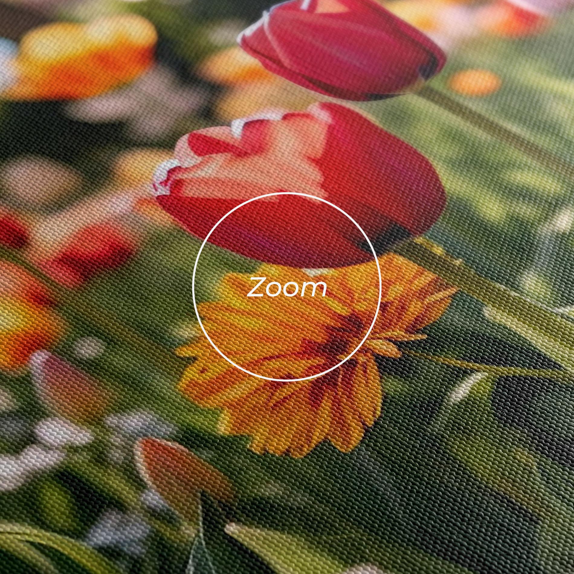 Tablou Canvas Garden Tulips Mix mockup 3