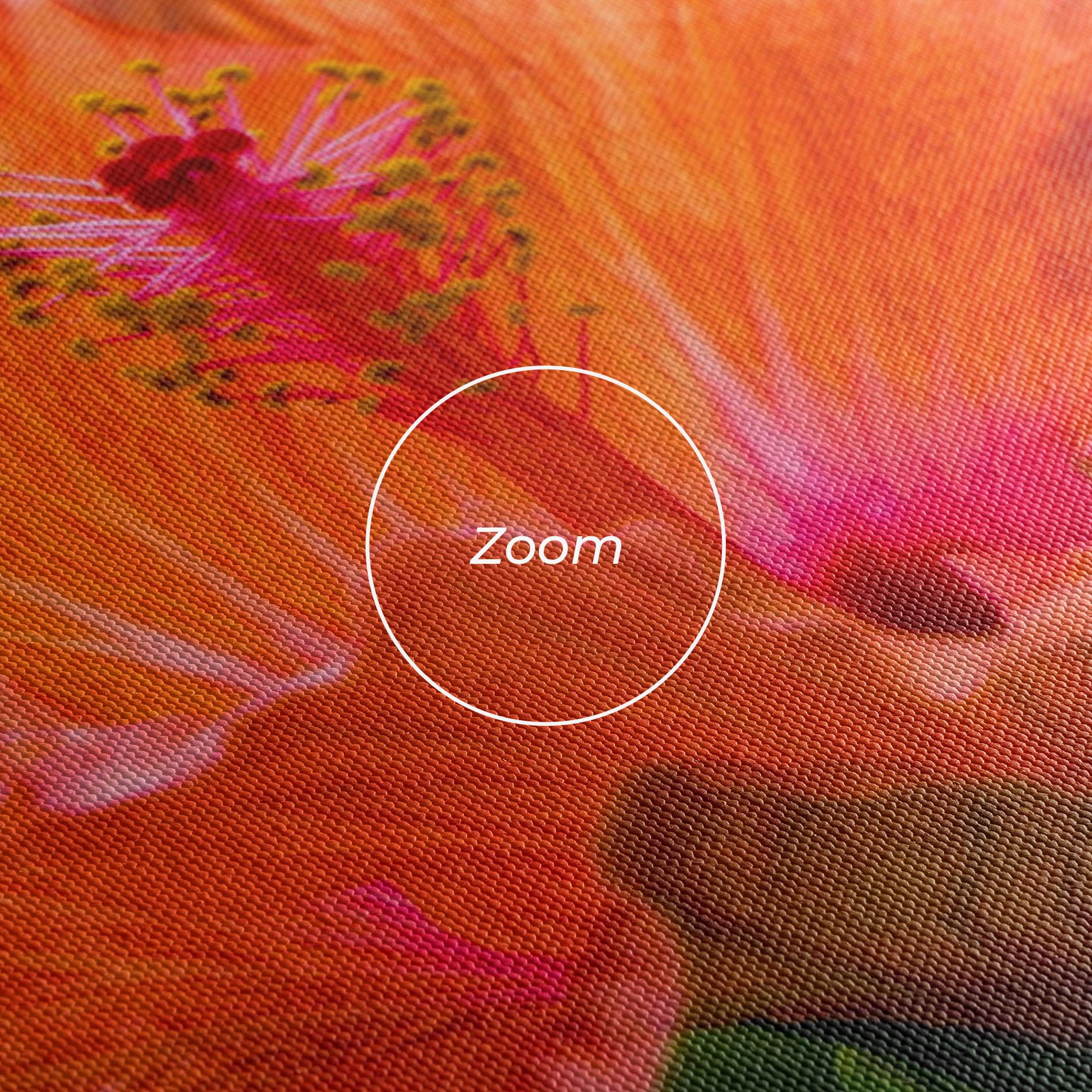 Tablou Canvas Orange Wild Flower mockup 3