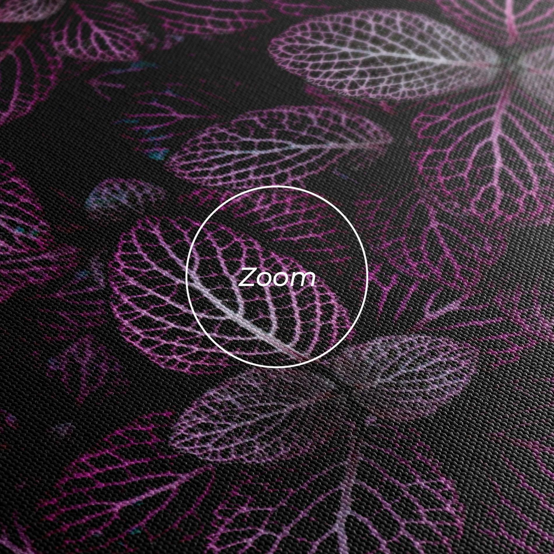 Tablou Canvas Purple Leaves mockup 3