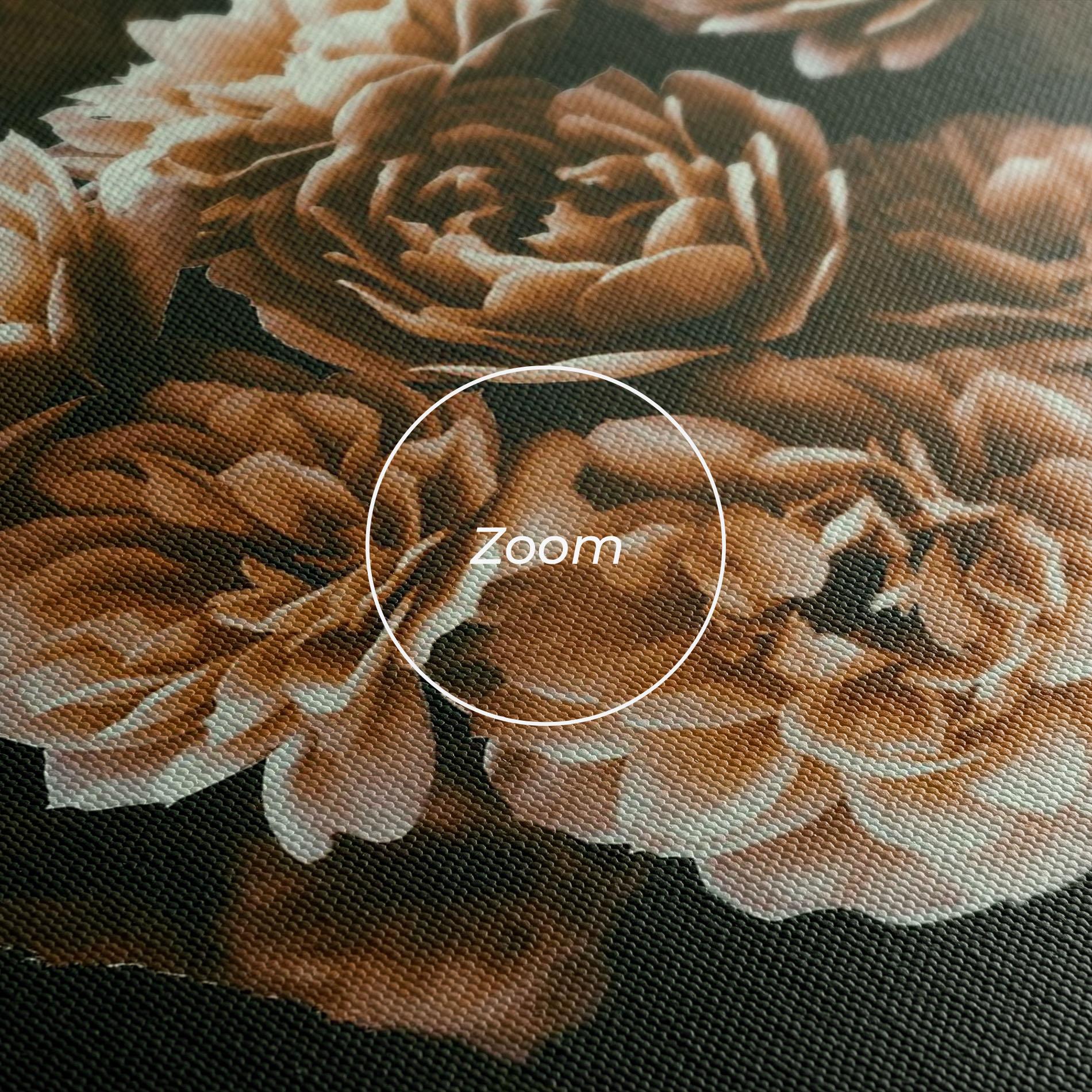 Tablou Canvas Wild Cream Flower mockup 3