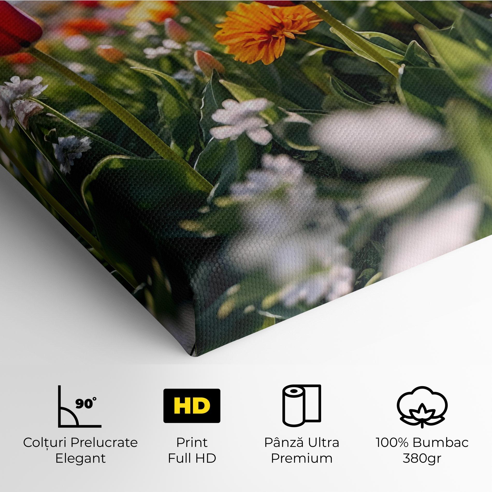 Tablou Canvas Garden Tulips Mix mockup 4