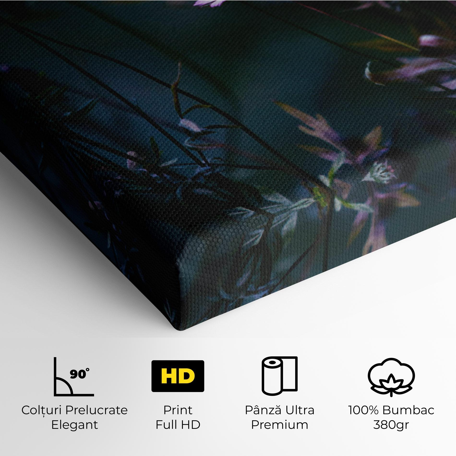 Tablou Canvas Night Flowers mockup 4