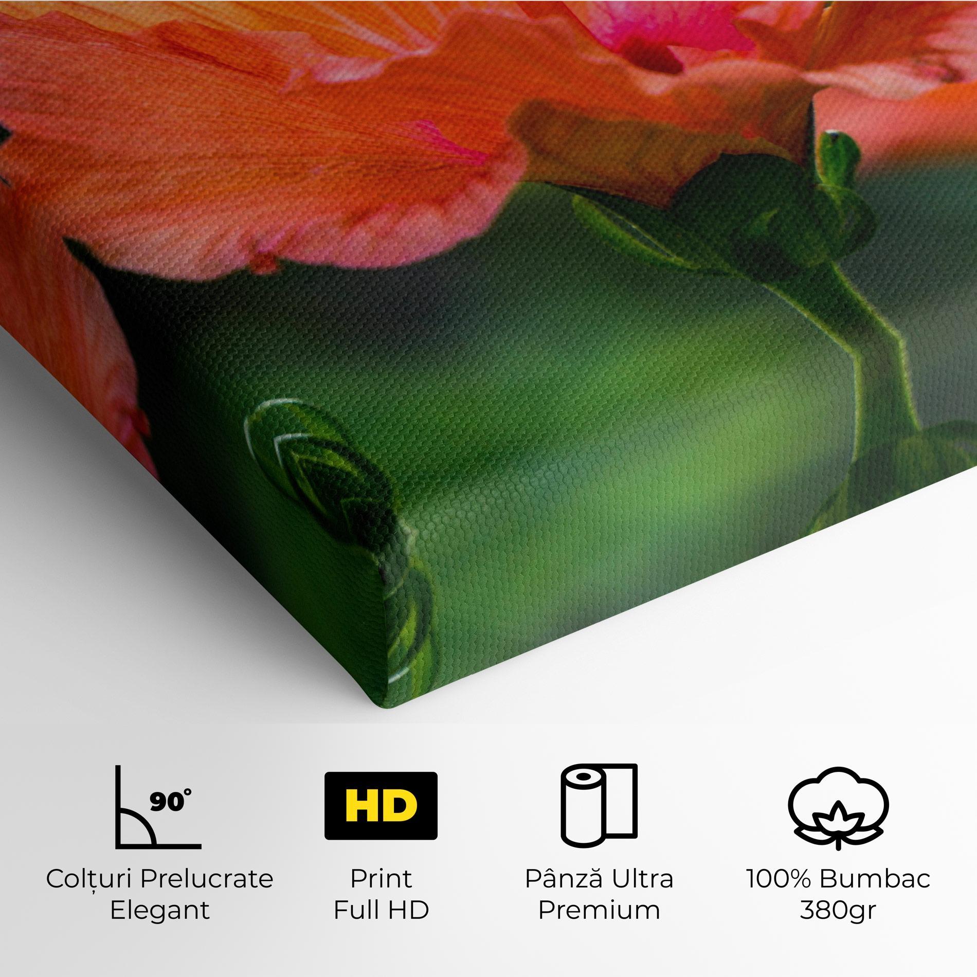 Tablou Canvas Orange Wild Flower mockup 4