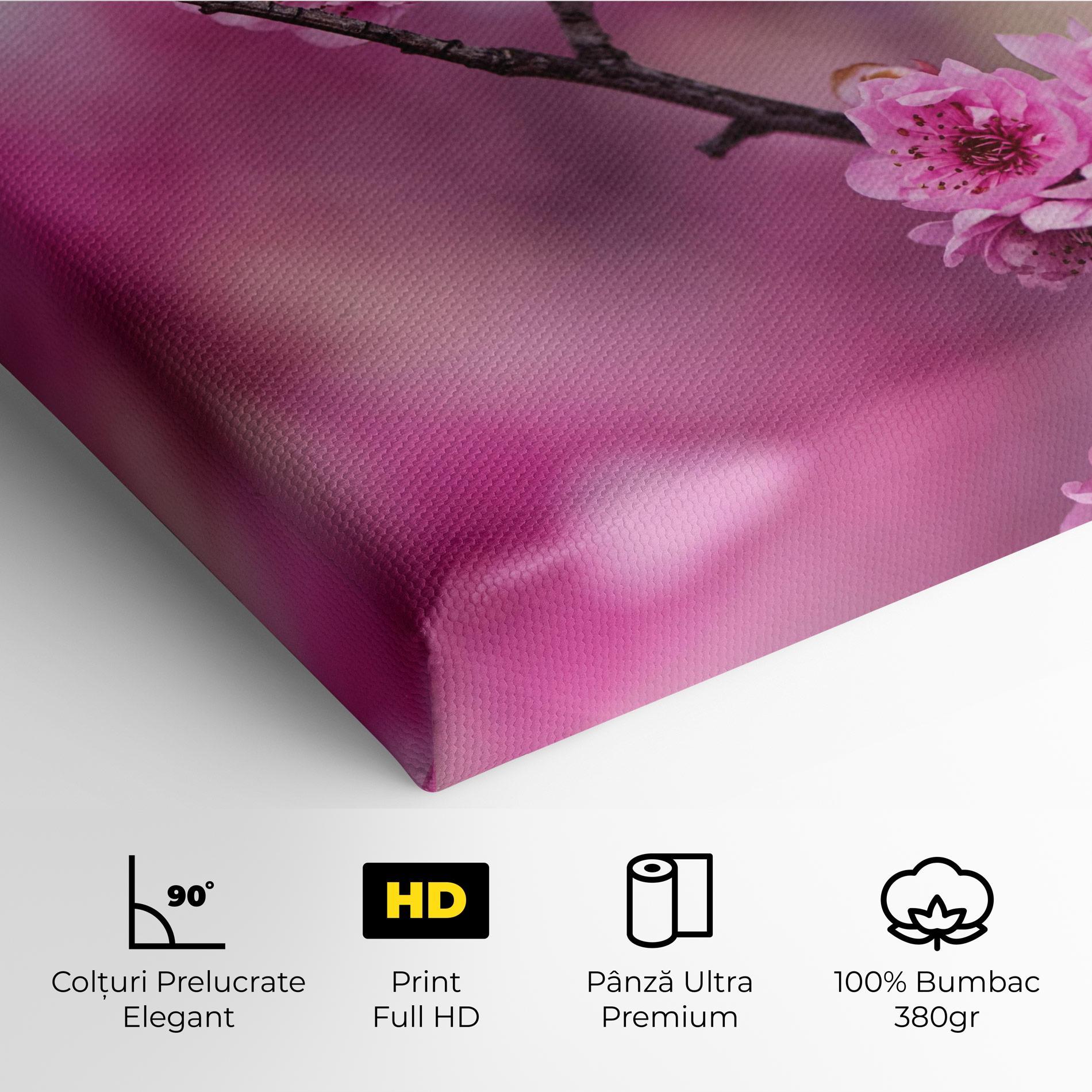 Tablou Canvas Pink Flower Tree mockup 4