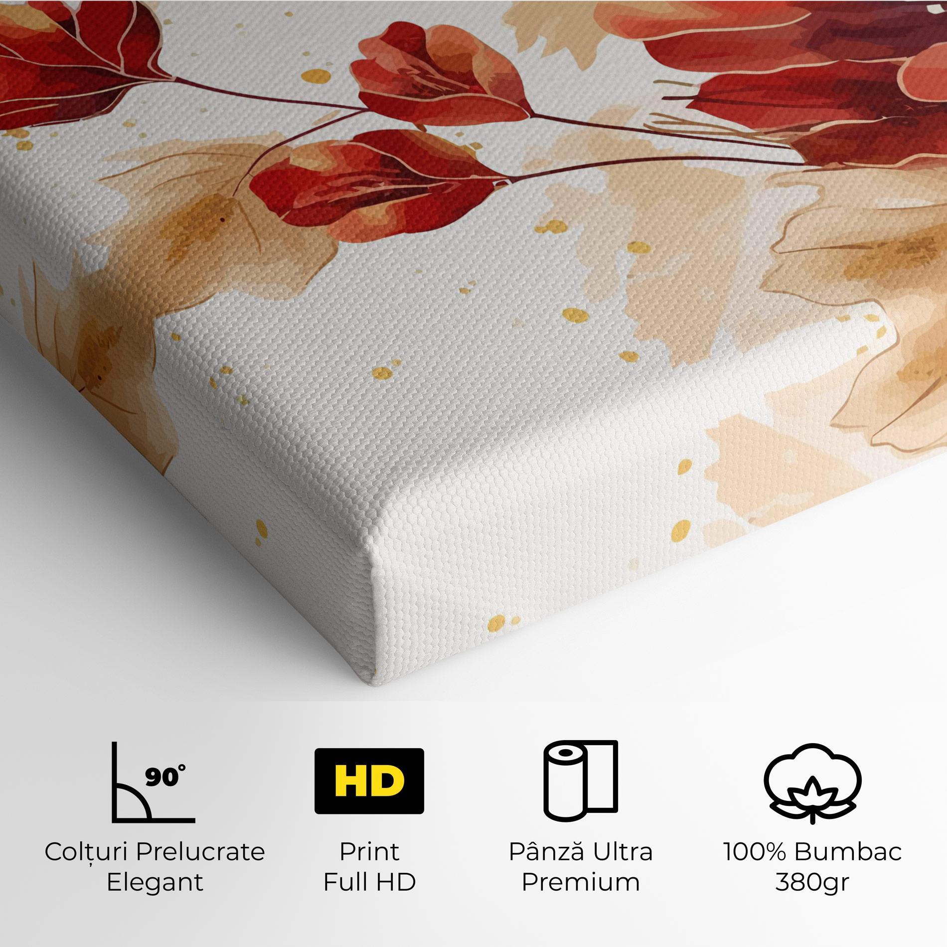 Tablou Canvas Red Wild Gold mockup 4