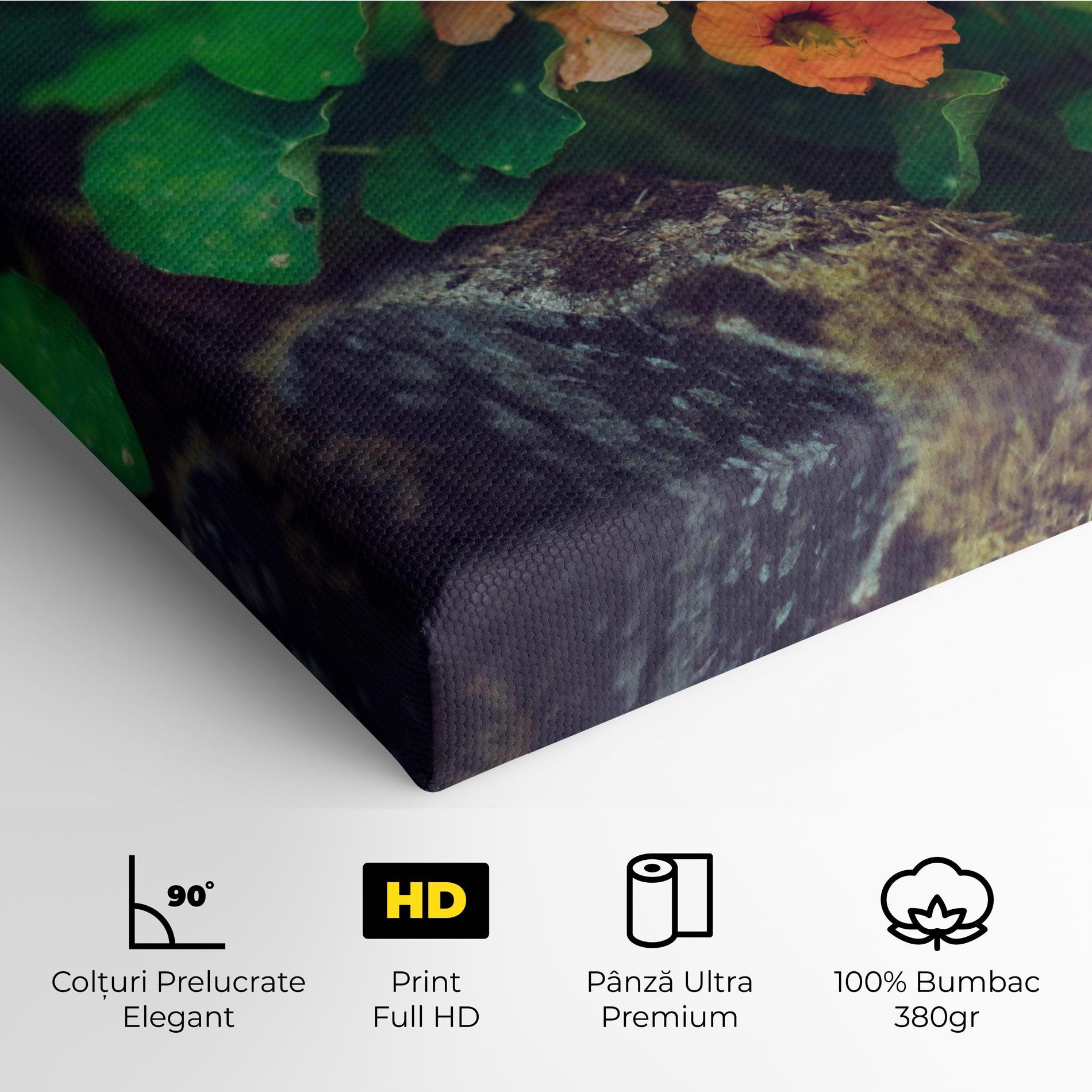 Tablou Canvas Small Pink Flowers mockup 4