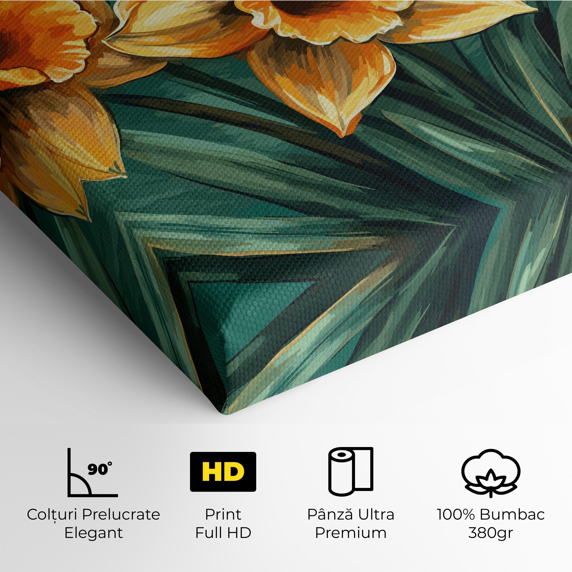 Tablou Canvas Yellow Wild Flower mockup 4
