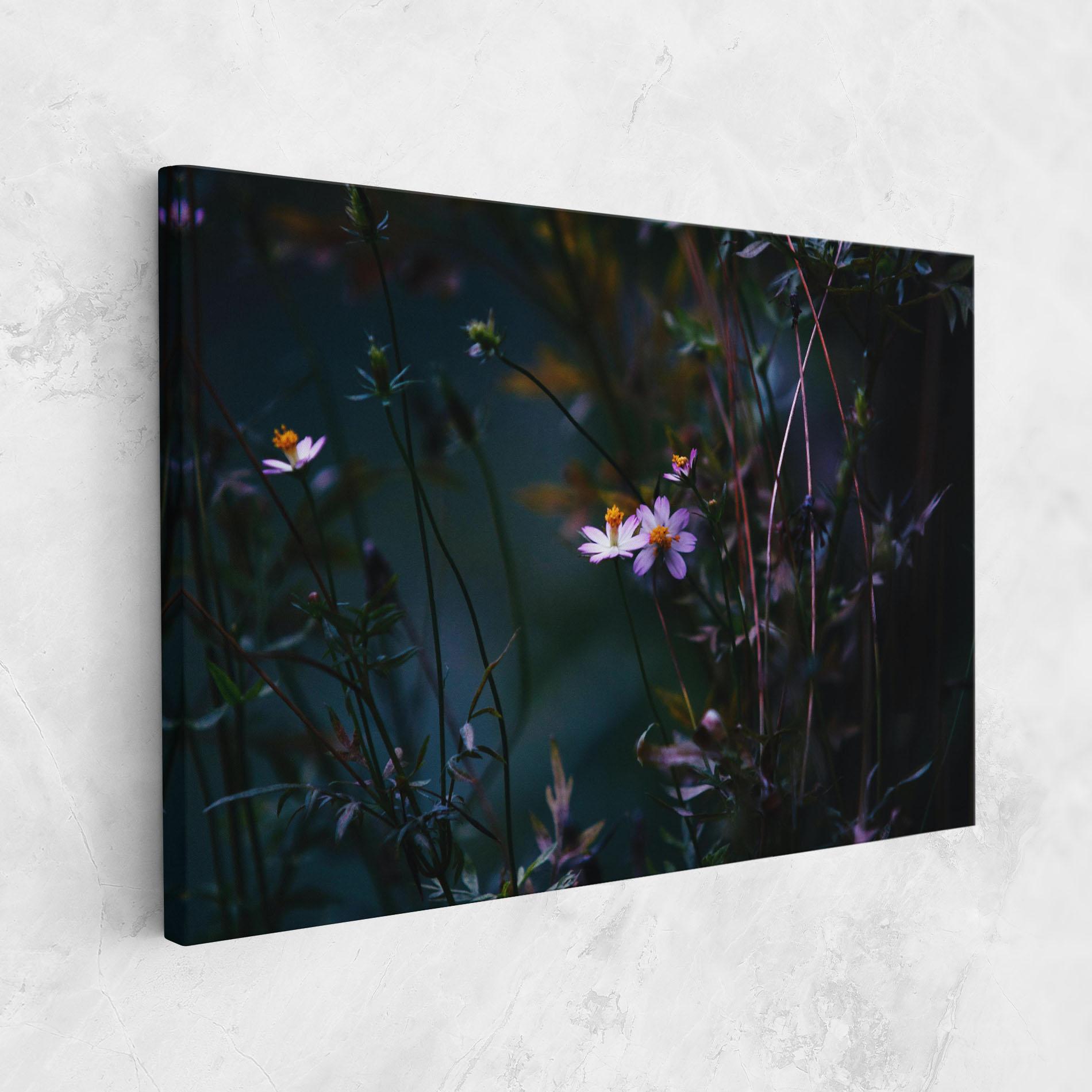Tablou Canvas Night Flowers mockup 1