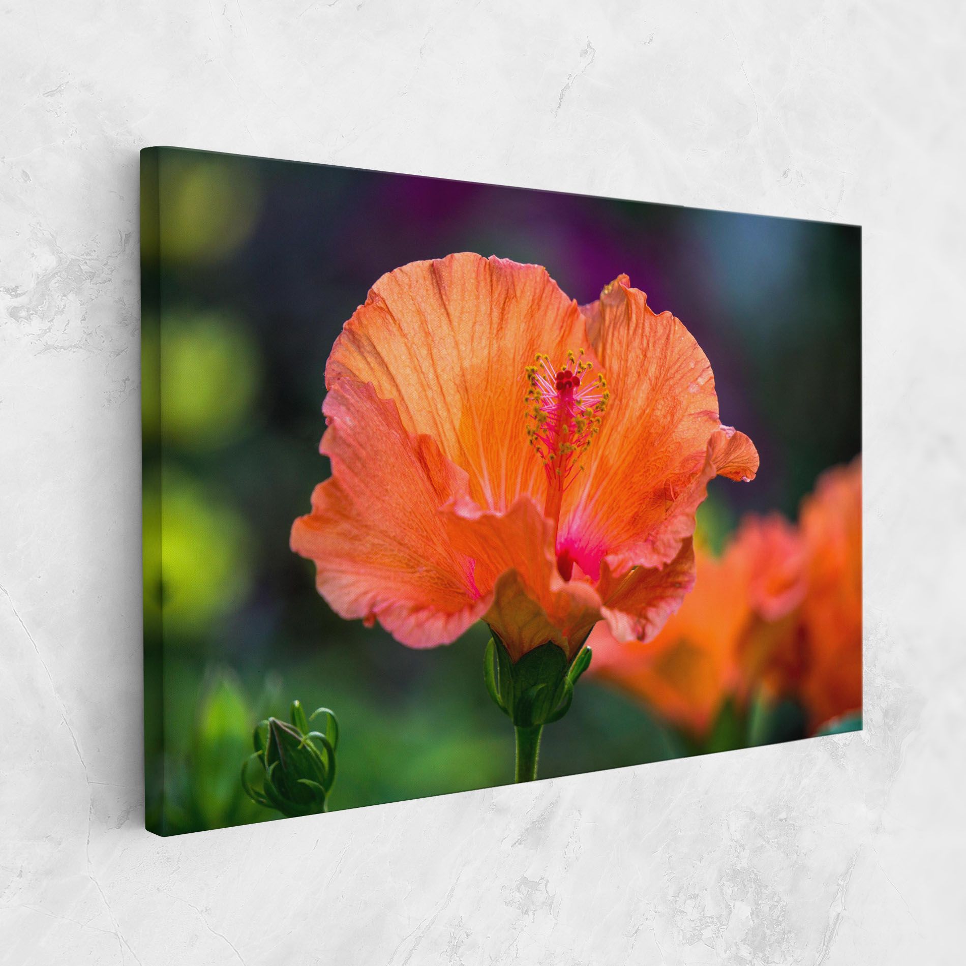 Orange Wild Flower mockup 1
