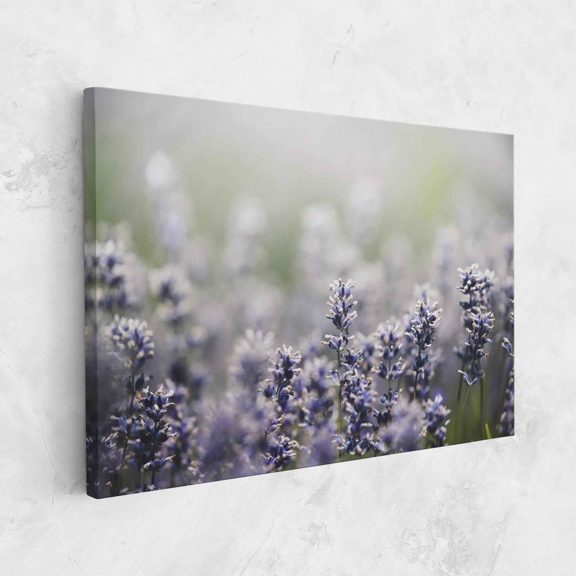 Tablou Canvas White Purple Wild mockup 1
