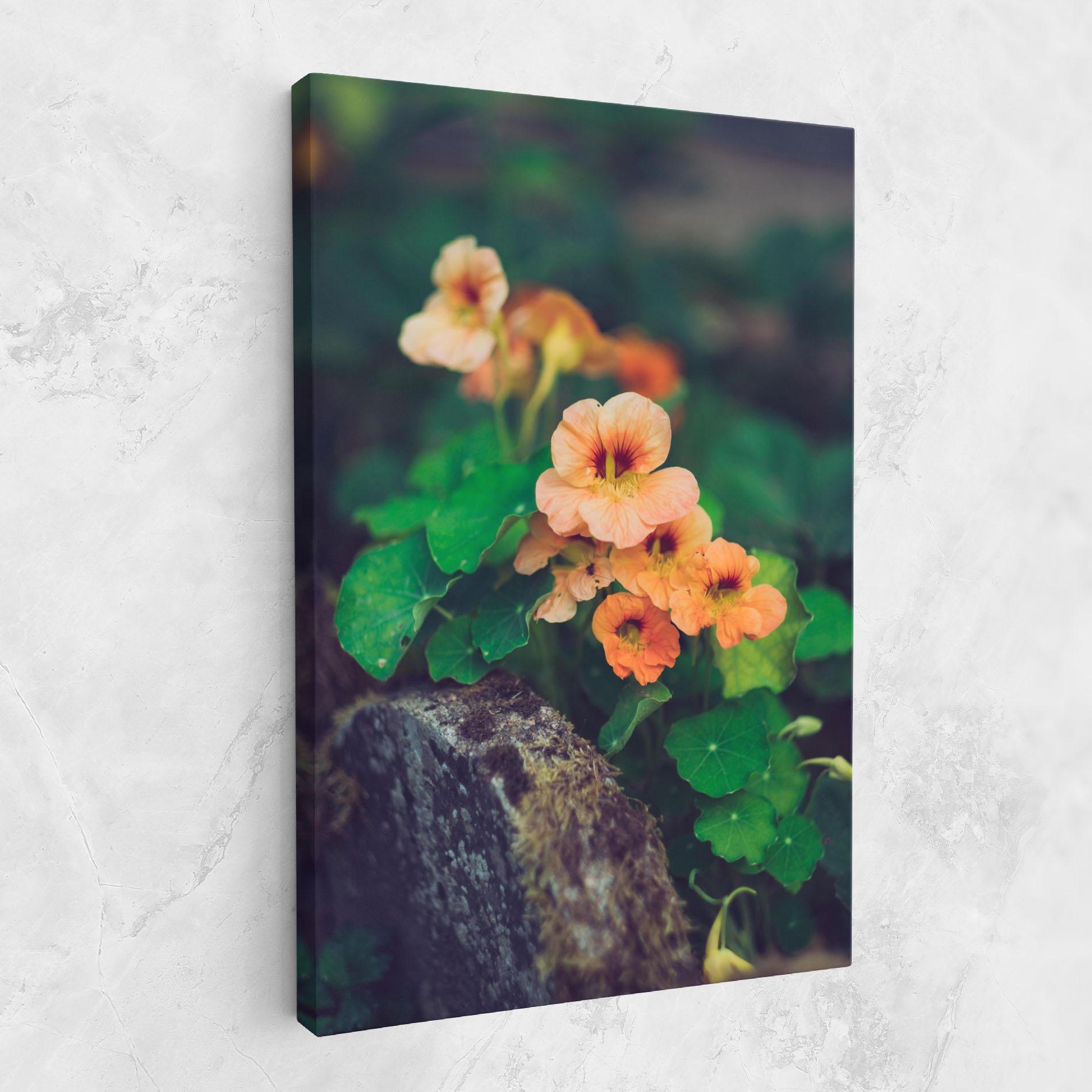 Tablou Canvas Small Pink Flowers mockup 1
