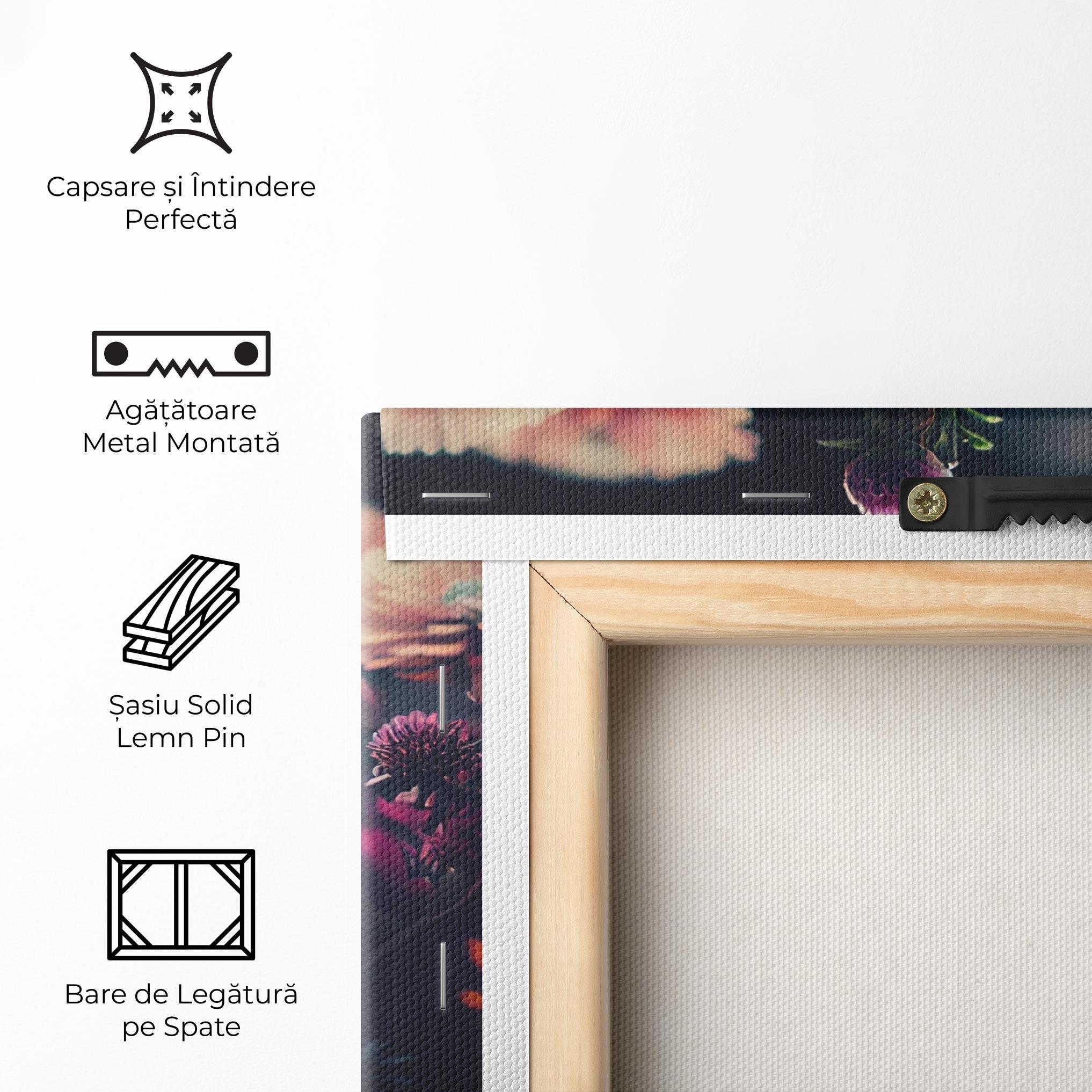 Tablou Canvas Beautiful Flower Garden mockup 5