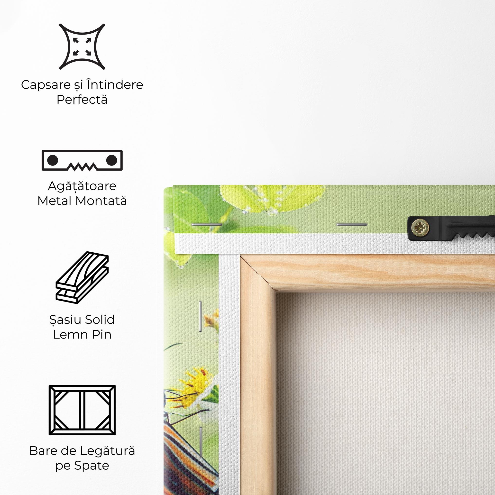 Tablou Canvas Butterfly Wild Plant mockup 5