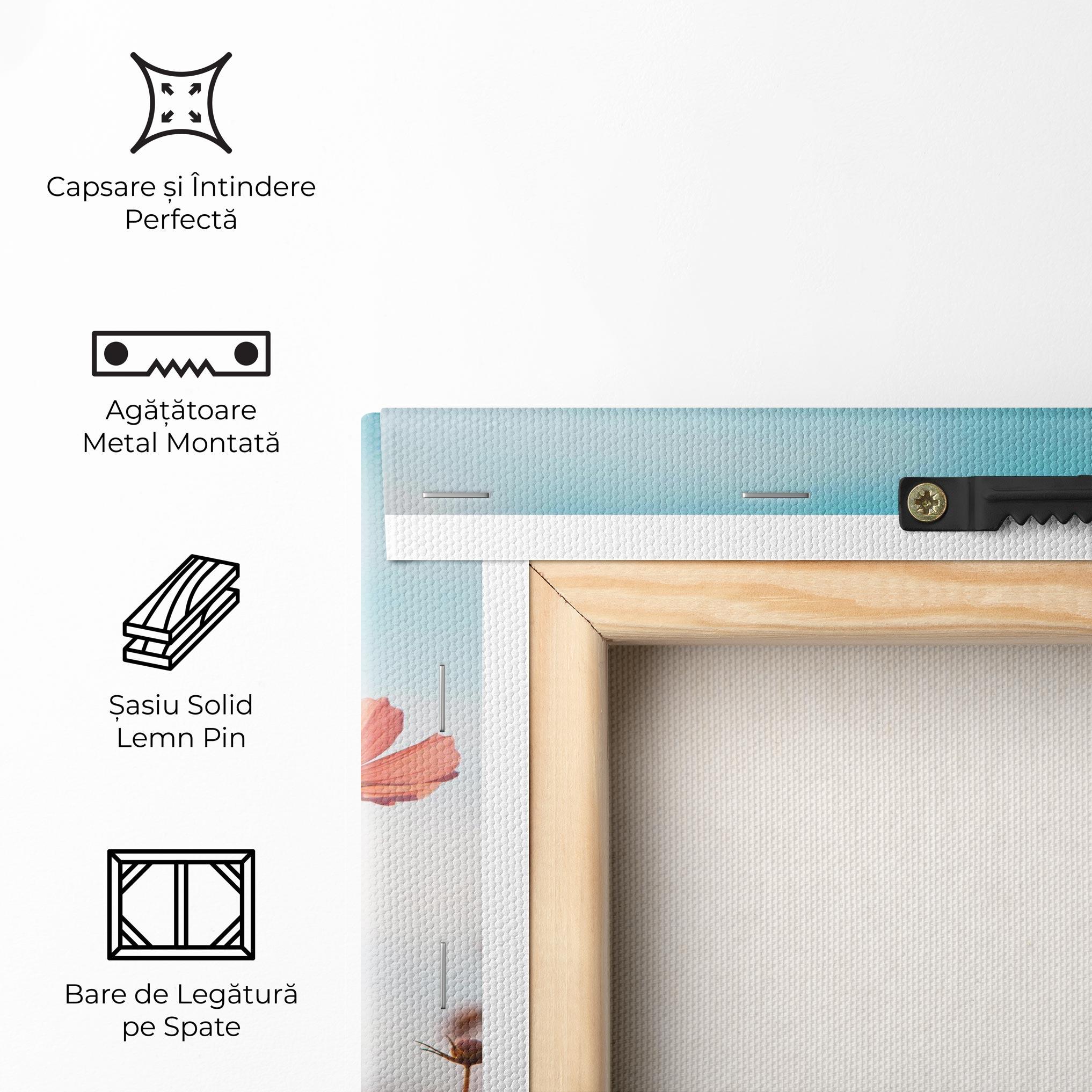 Tablou Canvas Cosmos Flowers Beautiful mockup 5