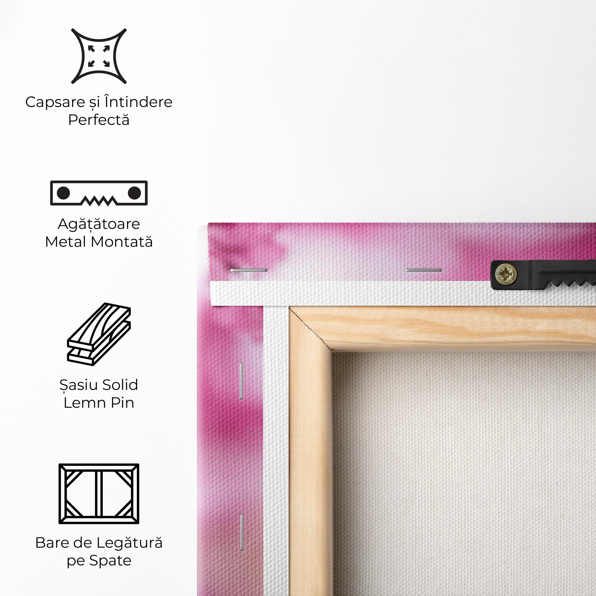 Tablou Canvas Pink Flower Tree mockup 5