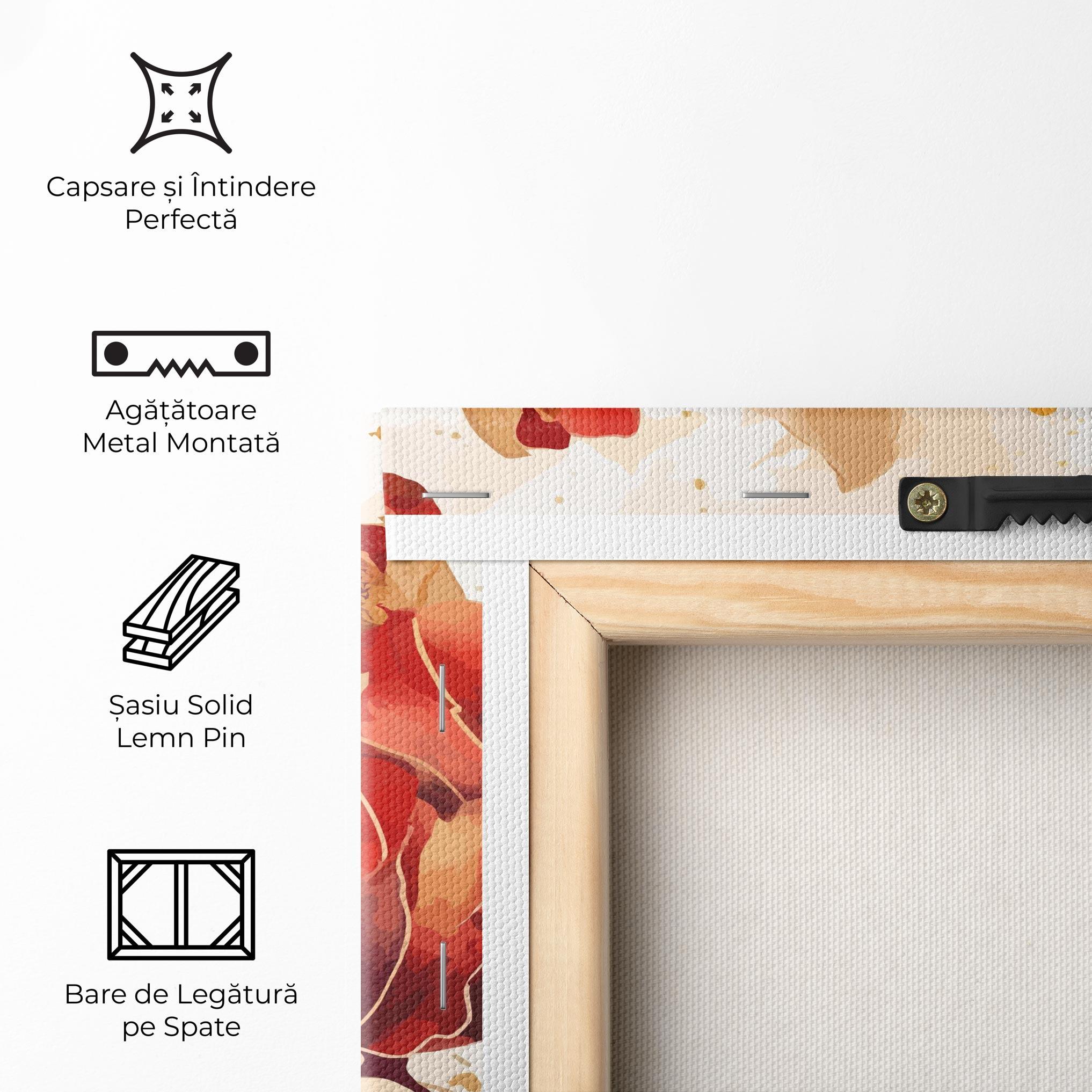 Tablou Canvas Red Wild Gold mockup 5