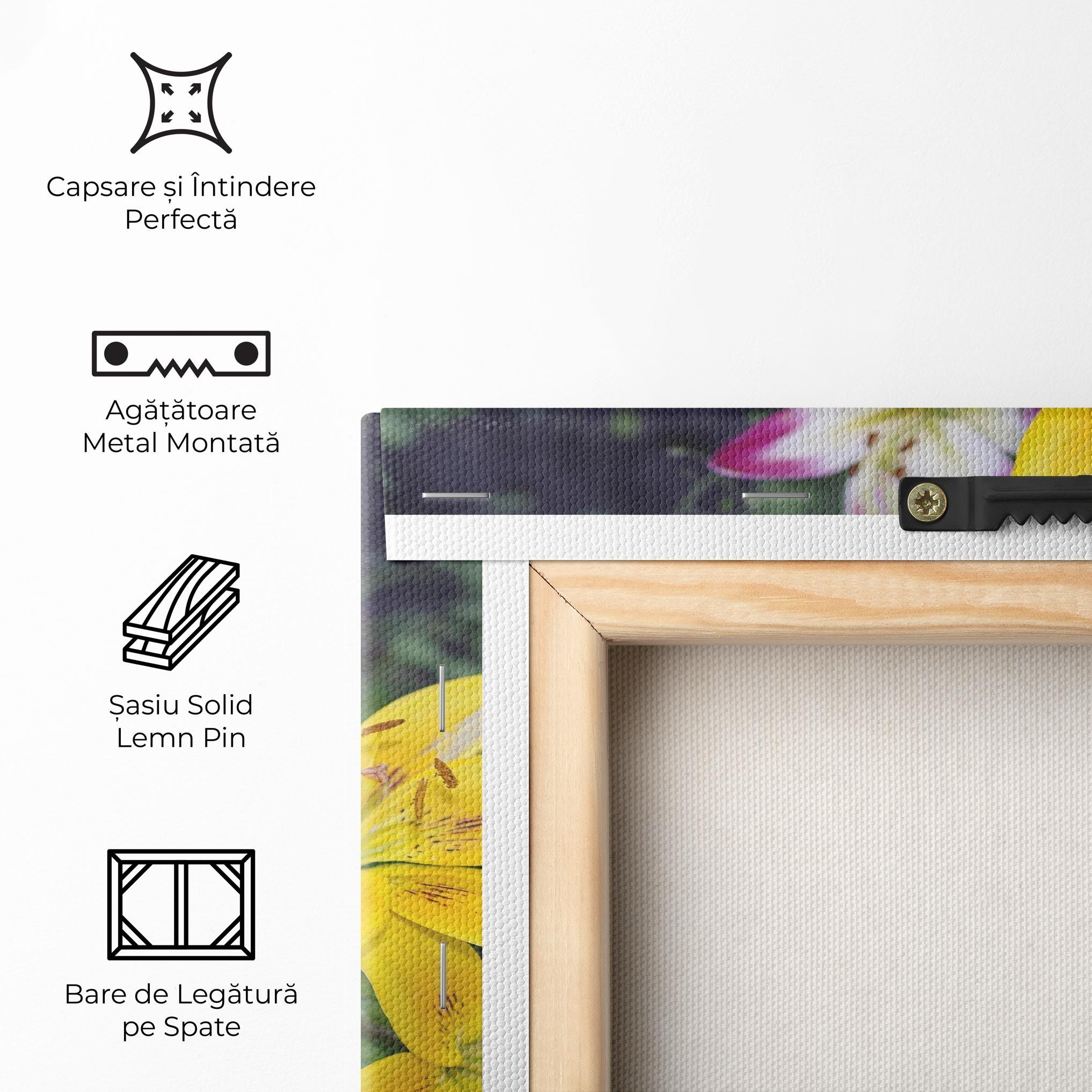 Tablou Canvas Yellow Flowers mockup 5