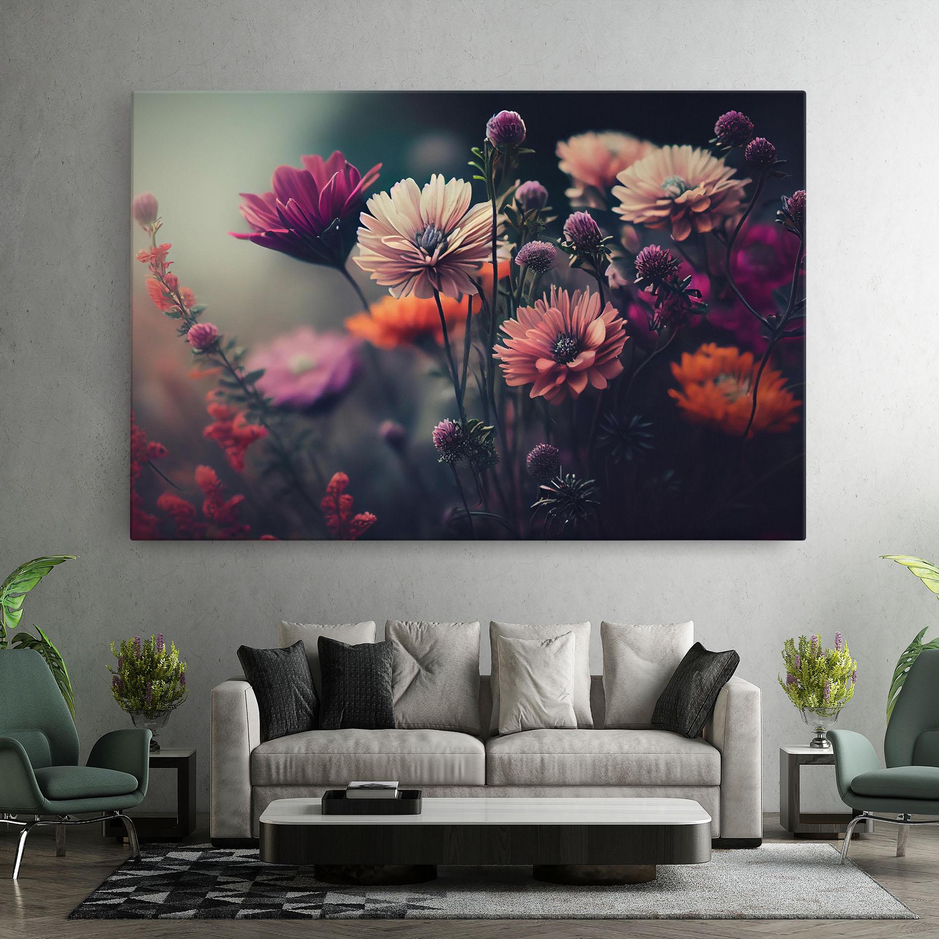 Tablou Canvas Beautiful Flower Garden mockup 7