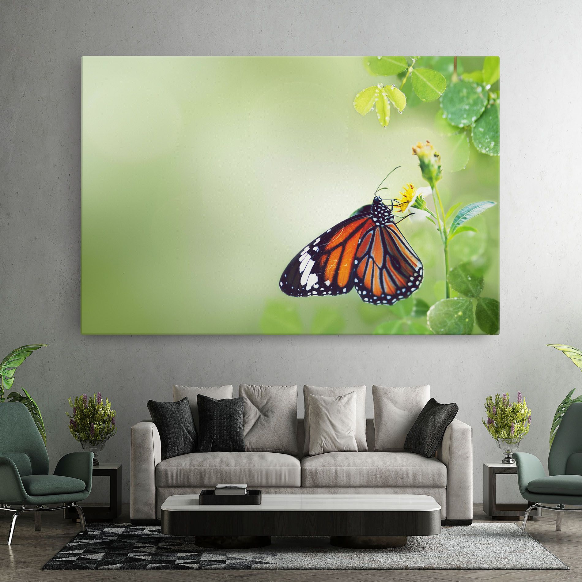 Butterfly Wild Plant mockup 7