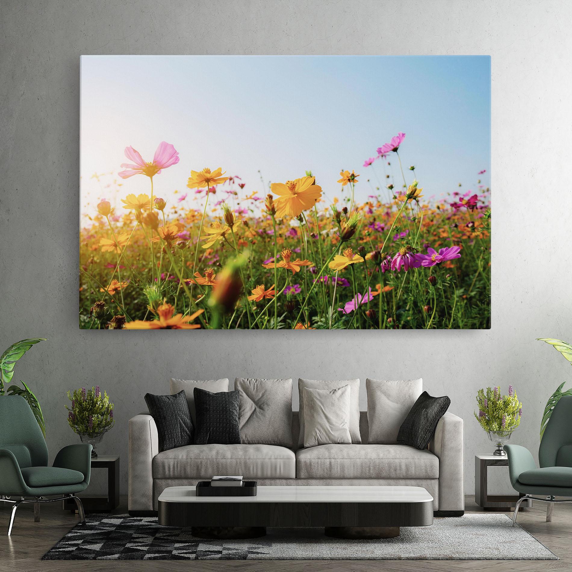 Tablou Canvas Cosmos Field Sunset mockup 7