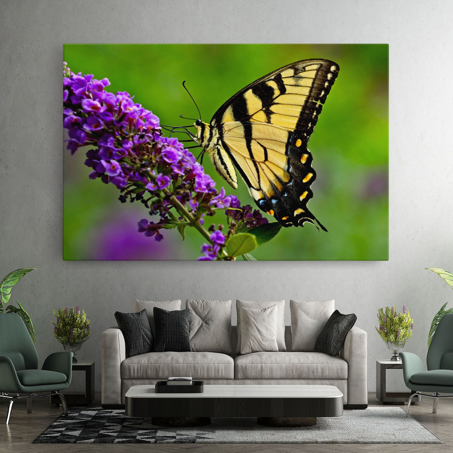 Cream Wild Butterfly mockup 7