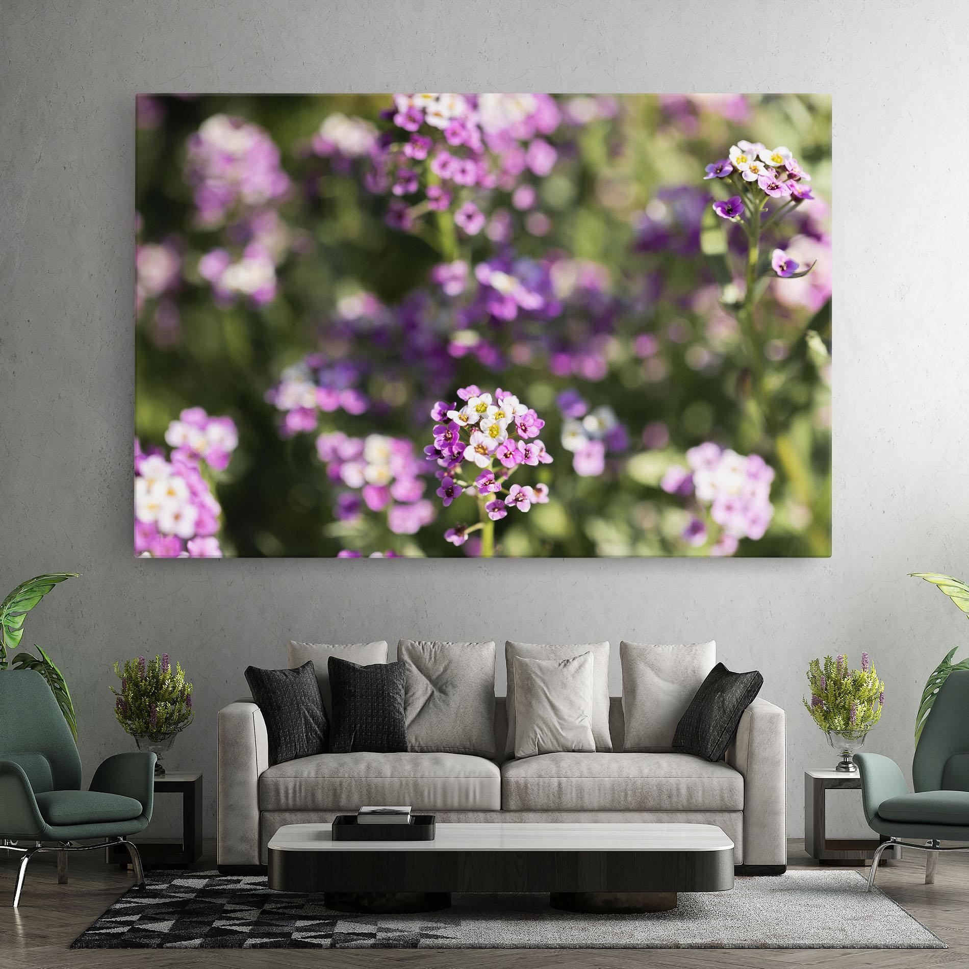 Tablou Canvas Wild Purple Field mockup 7