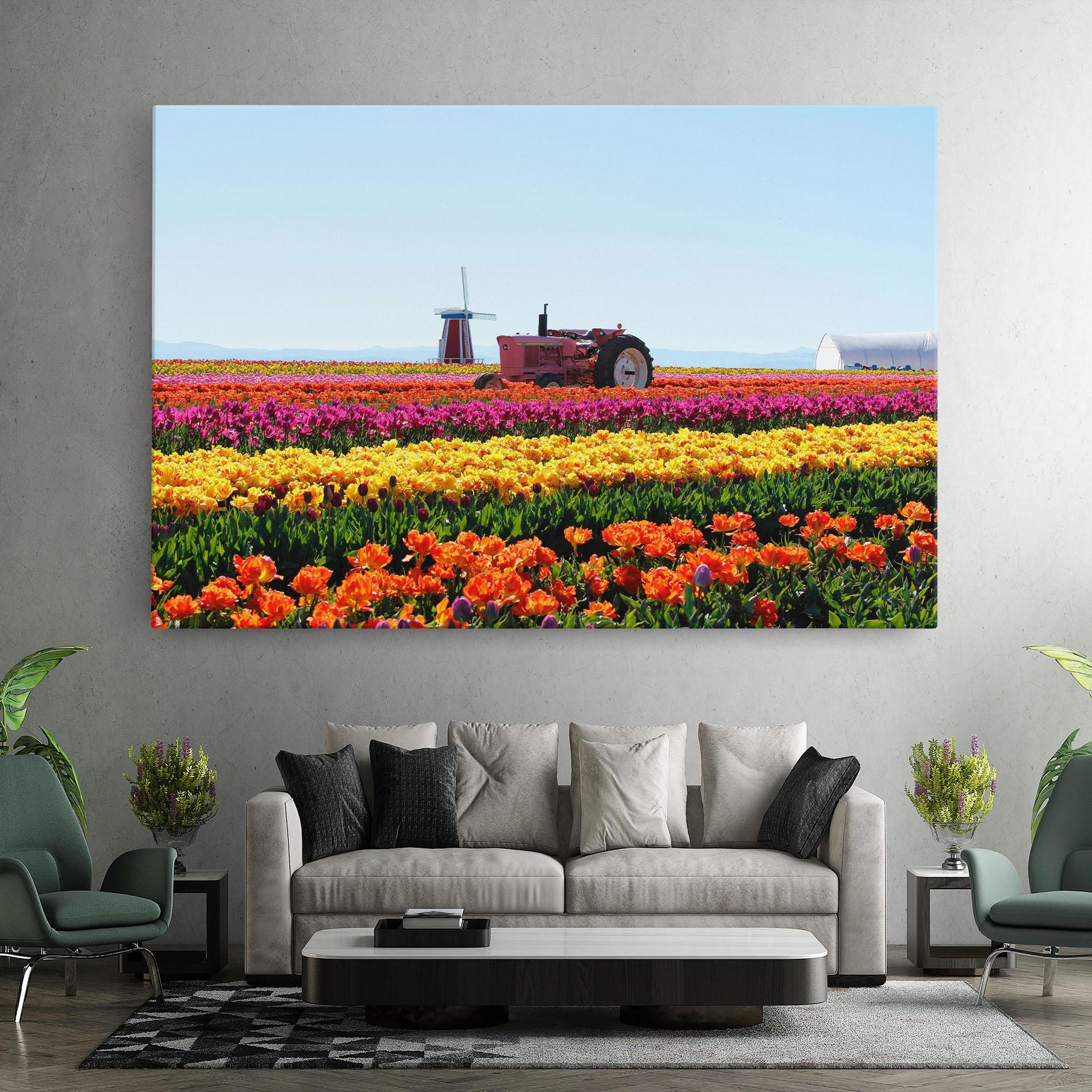 Tablou Canvas Working Wild Field mockup 7