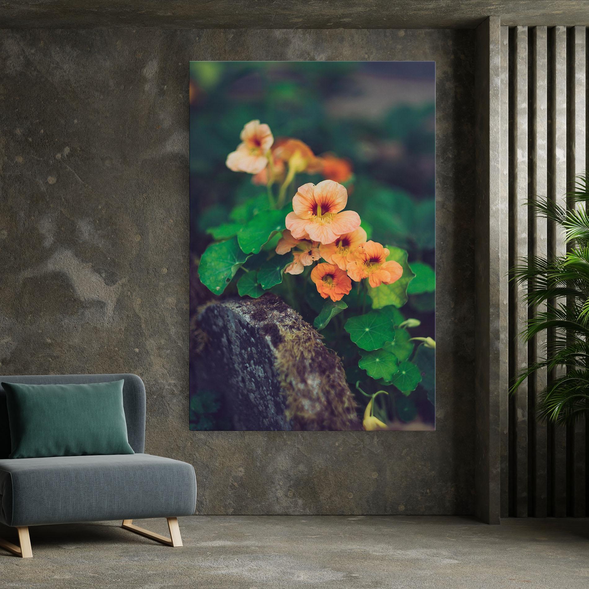 Tablou Canvas Small Pink Flowers mockup 7