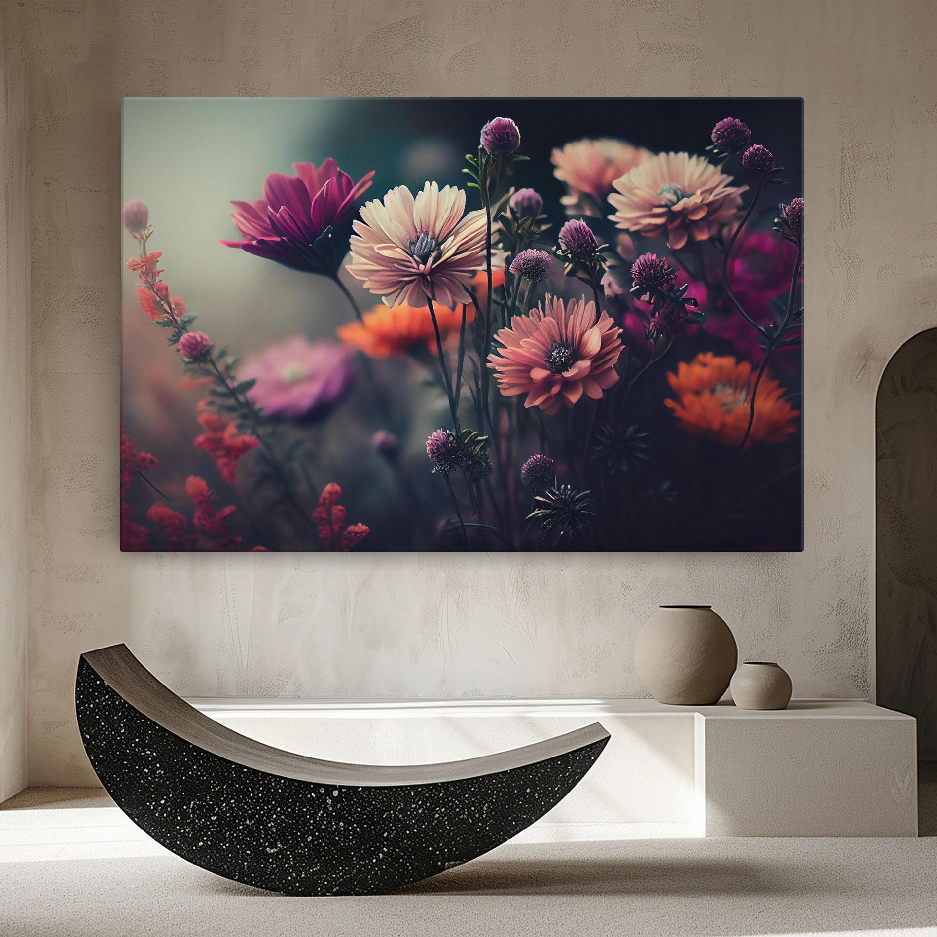 Tablou Canvas Beautiful Flower Garden mockup 8