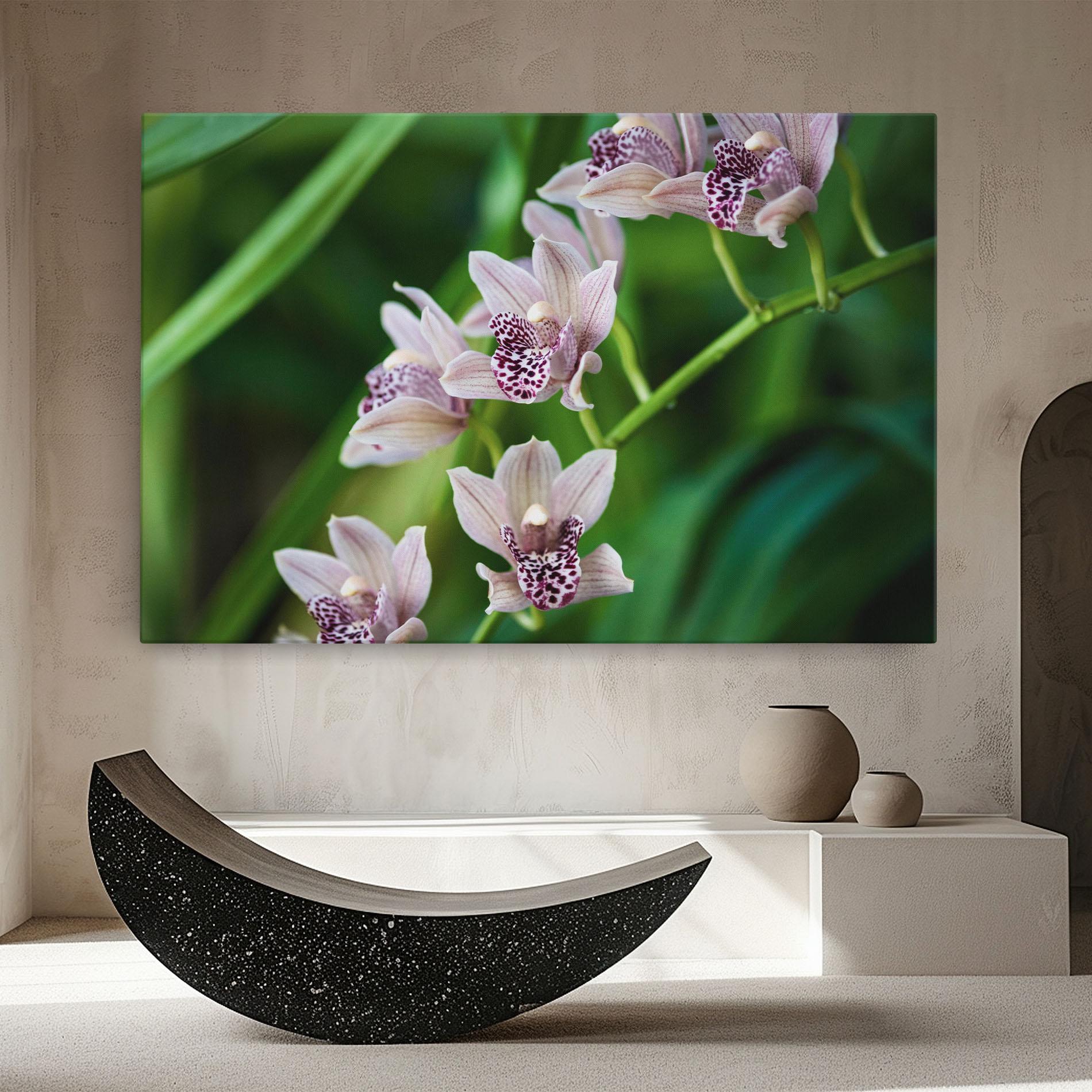 Tablou Canvas Cymbidium Orchid mockup 8