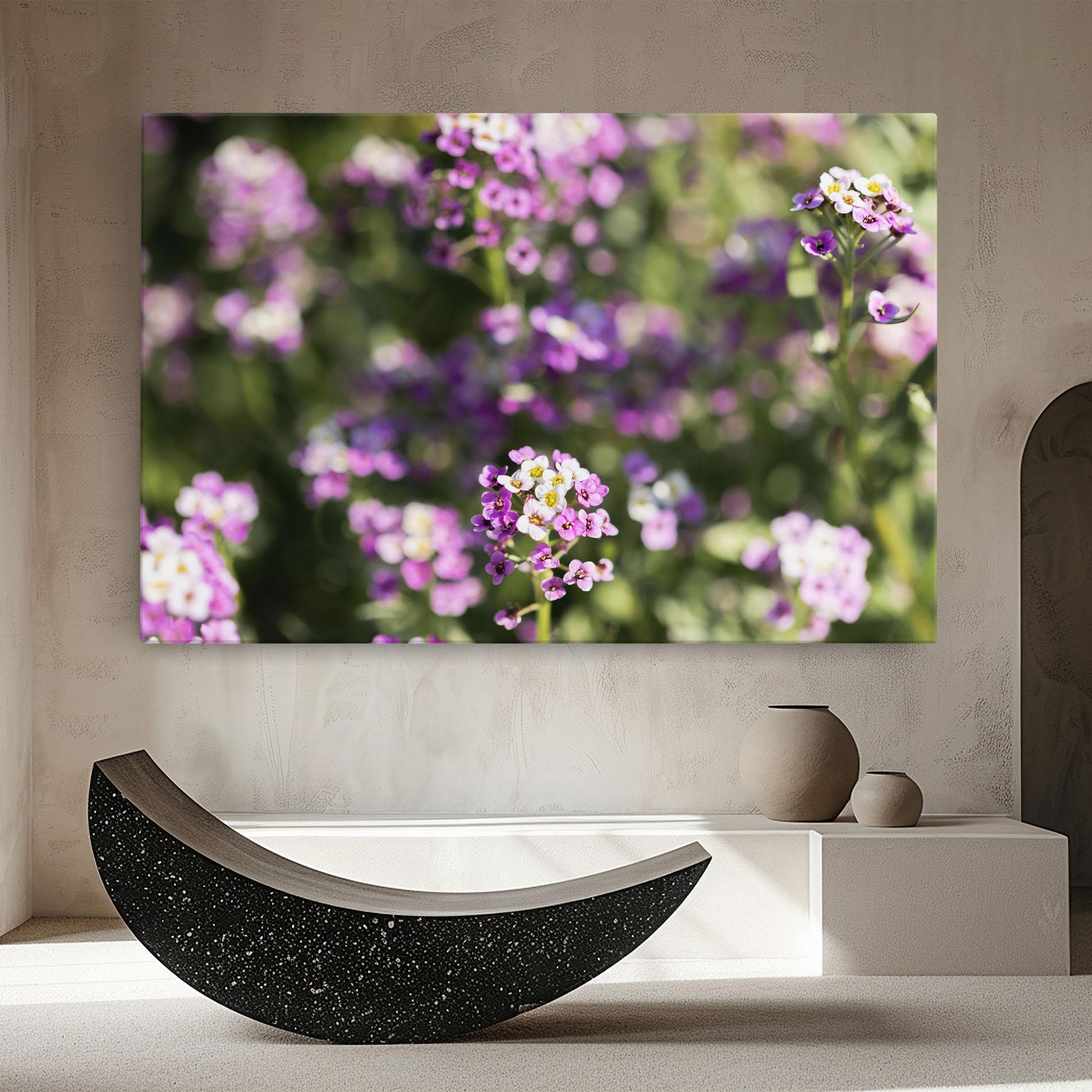 Tablou Canvas Wild Purple Field mockup 8