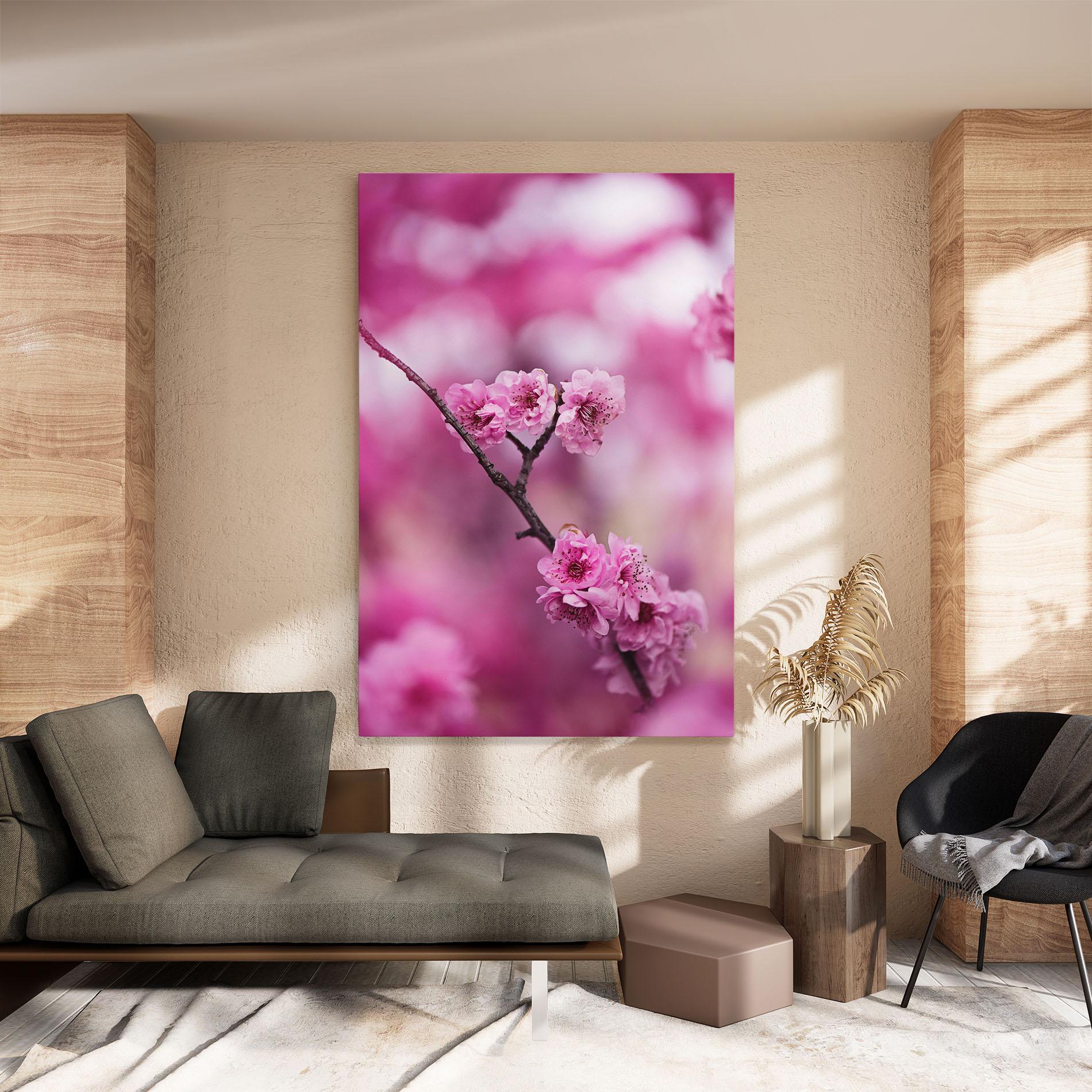 Tablou Canvas Pink Flower Tree mockup 8