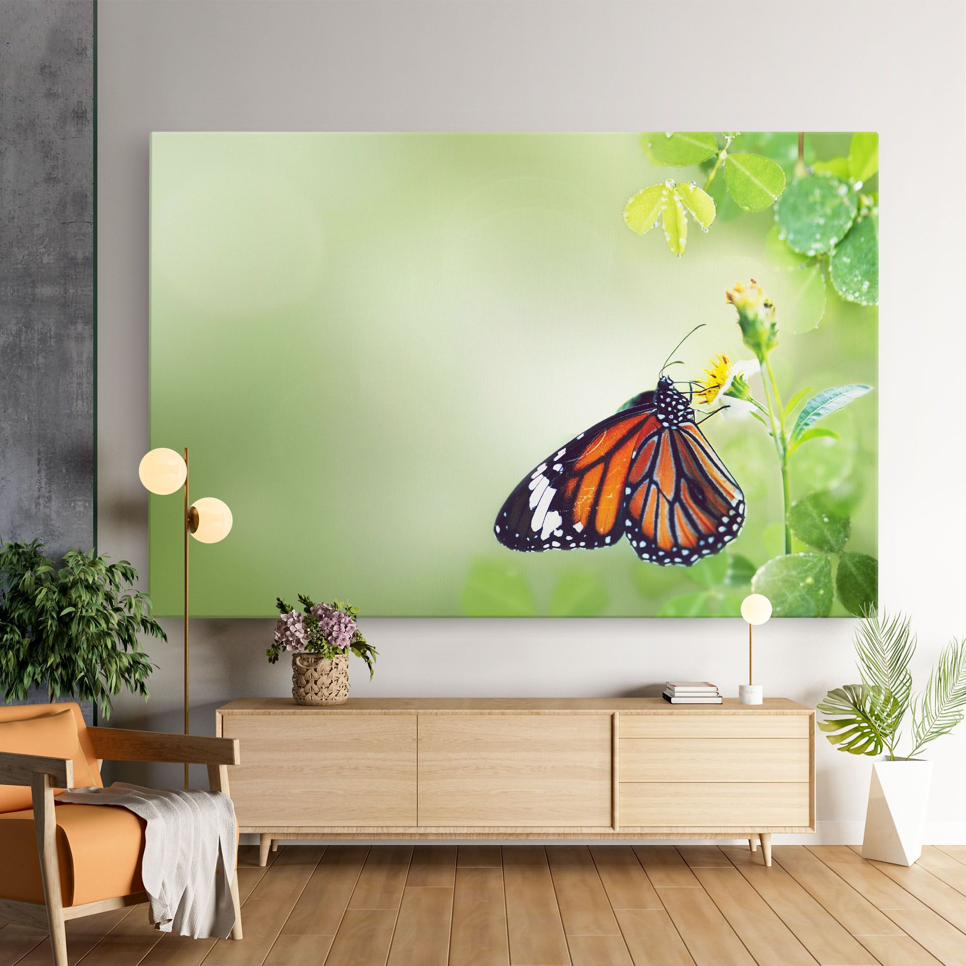 Butterfly Wild Plant mockup 9