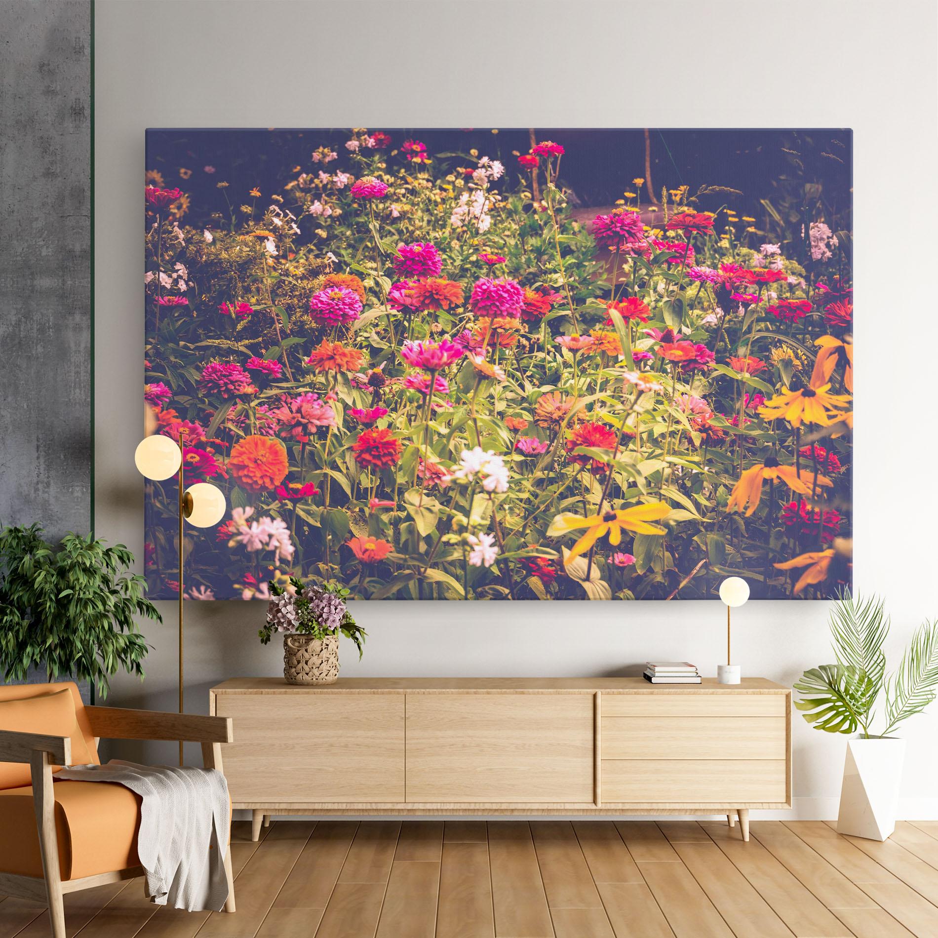 Tablou Canvas Colorful Wild Field mockup 9