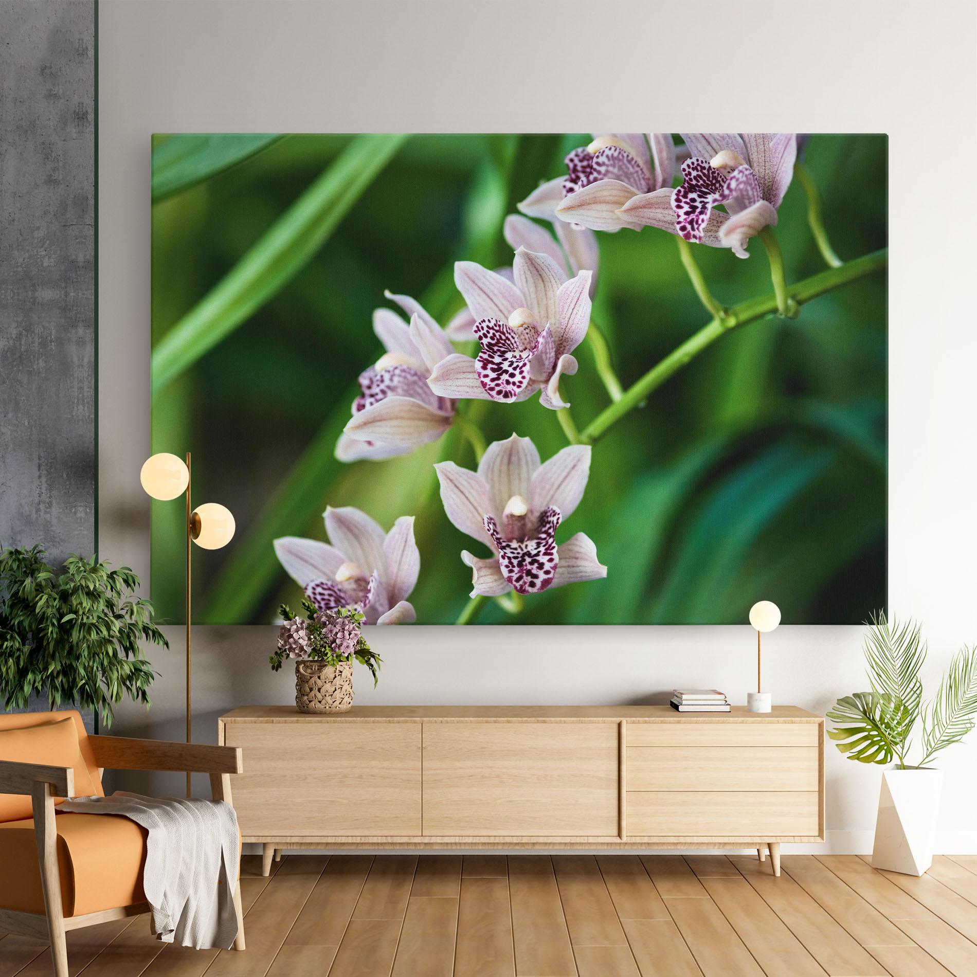 Tablou Canvas Cymbidium Orchid mockup 9