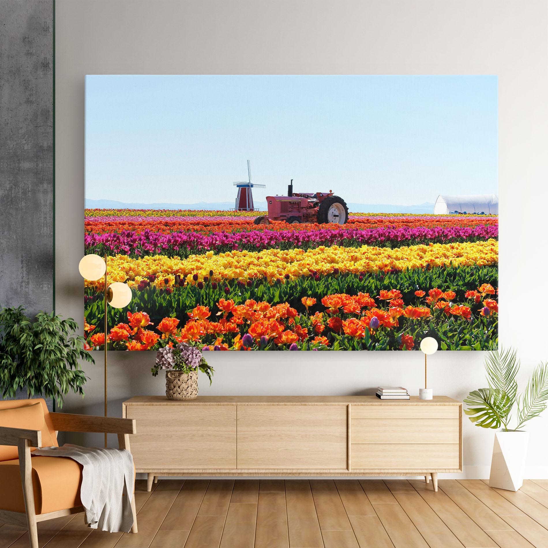 Tablou Canvas Working Wild Field mockup 9