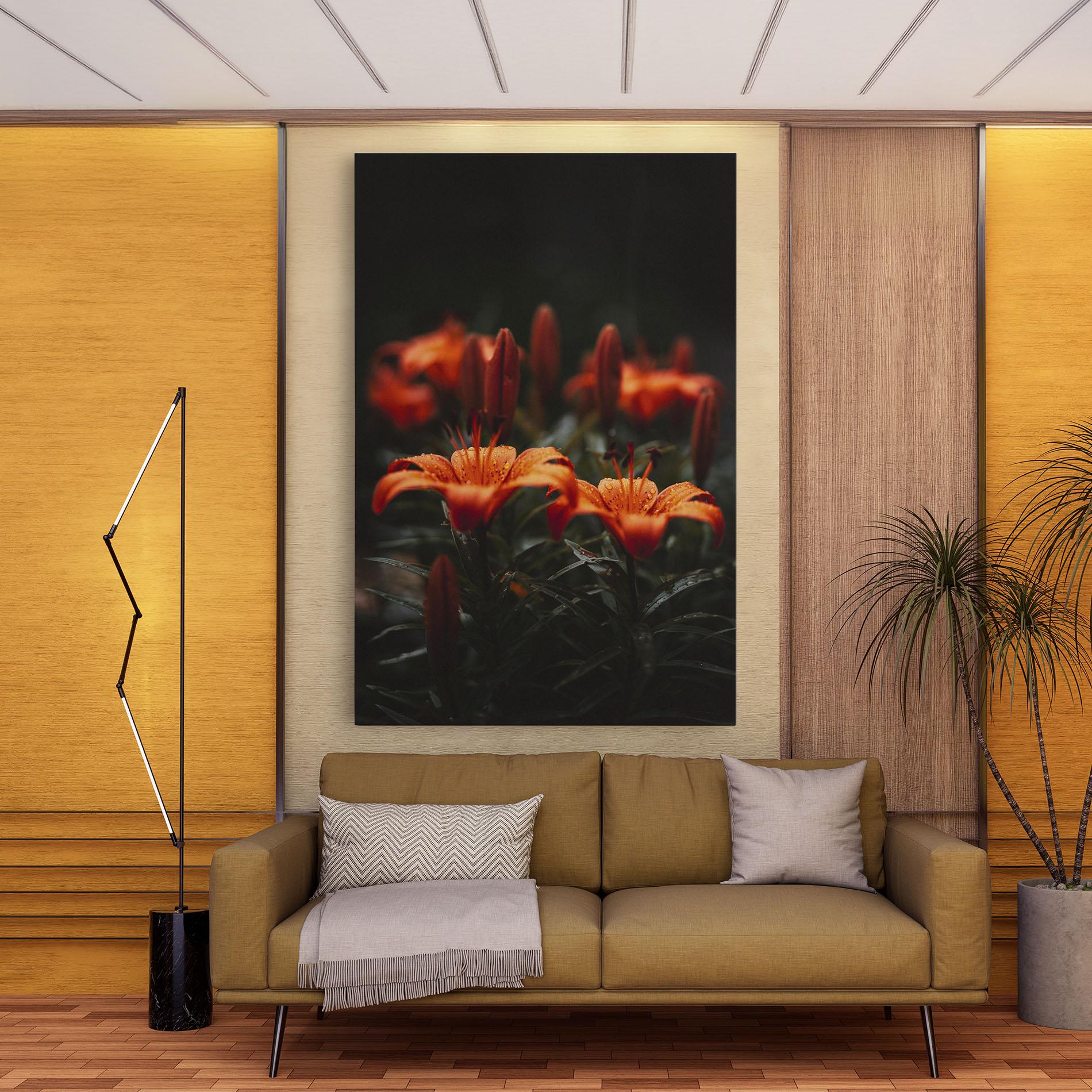 Tablou Canvas Dreamy Wild Flower mockup 9