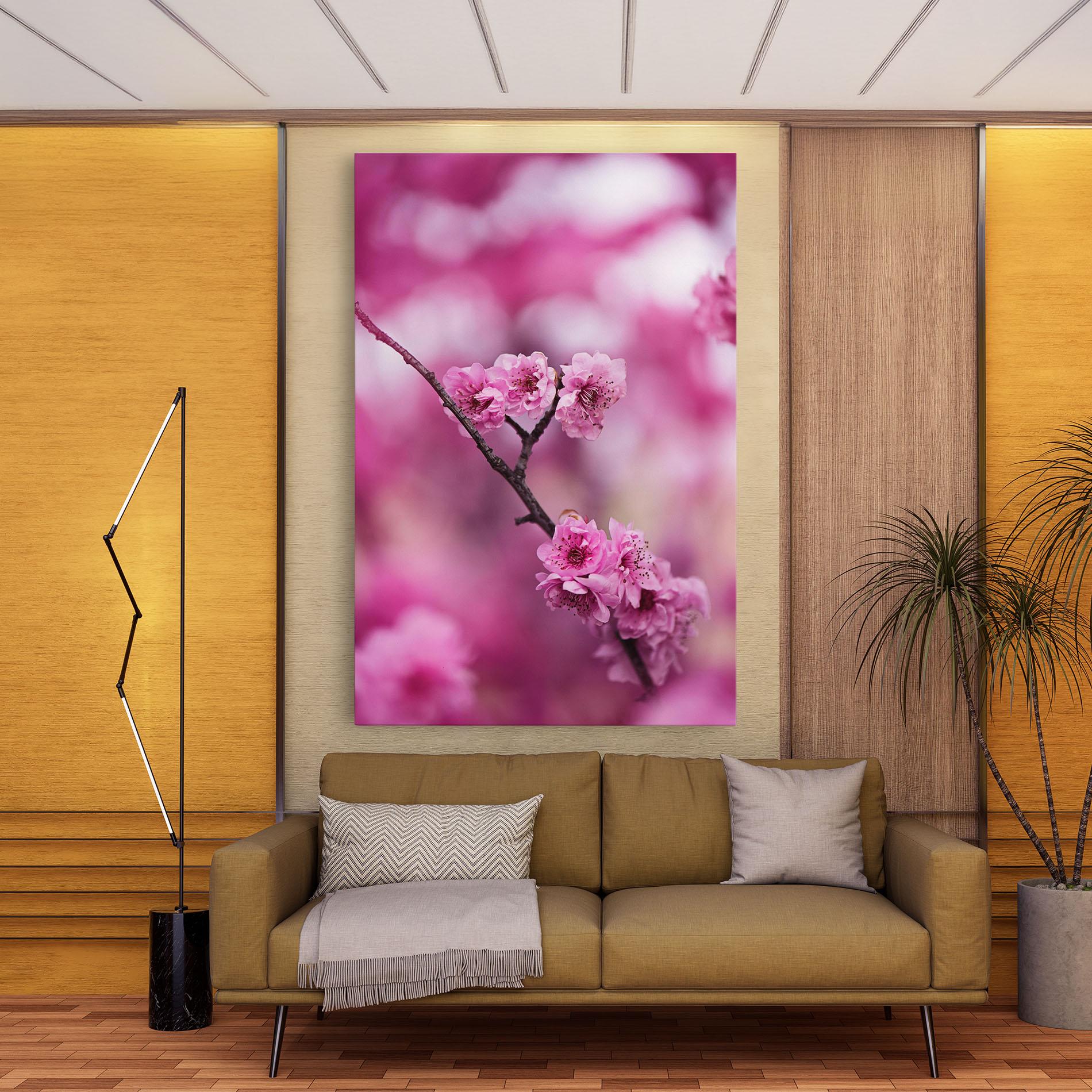 Tablou Canvas Pink Flower Tree mockup 9