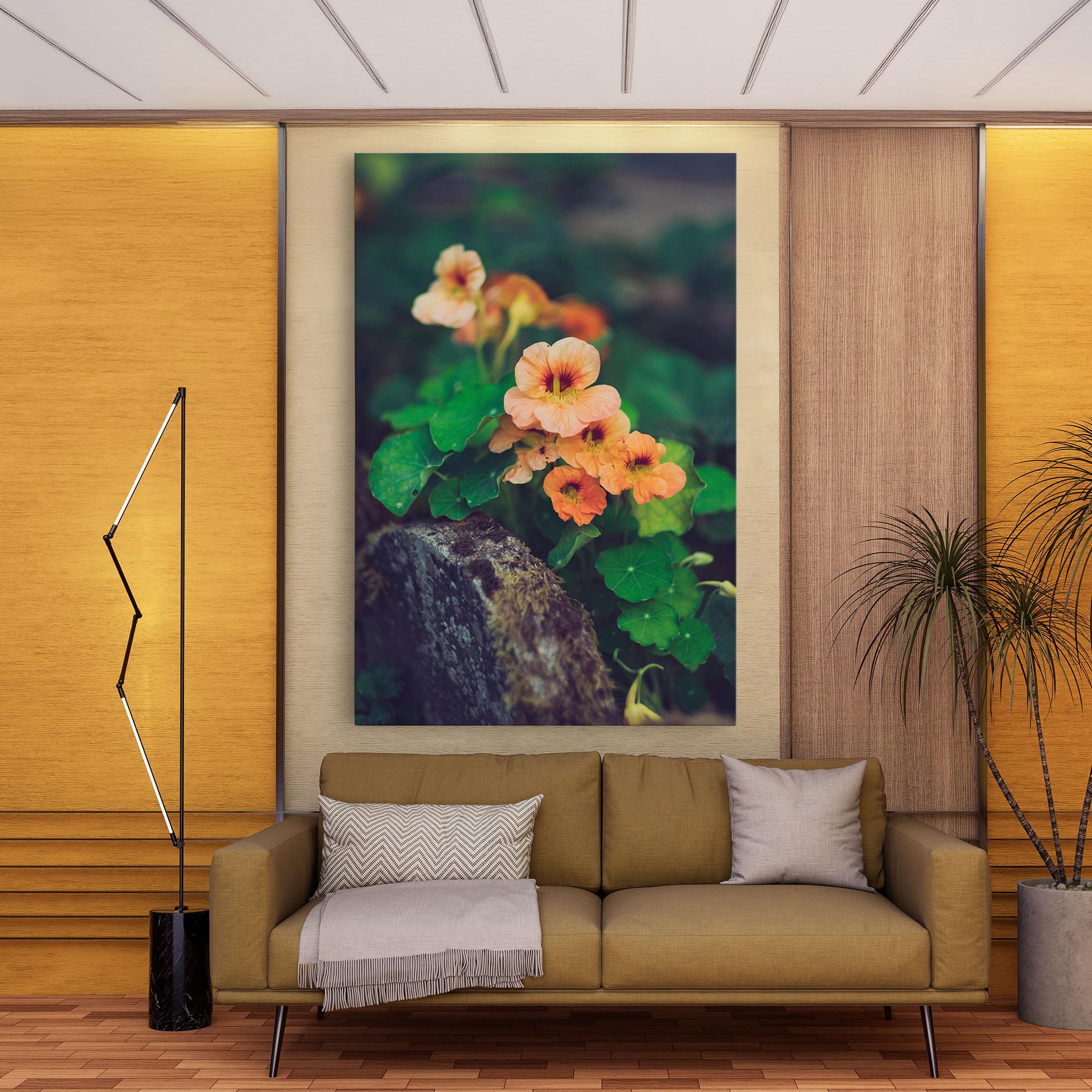 Tablou Canvas Small Pink Flowers mockup 9