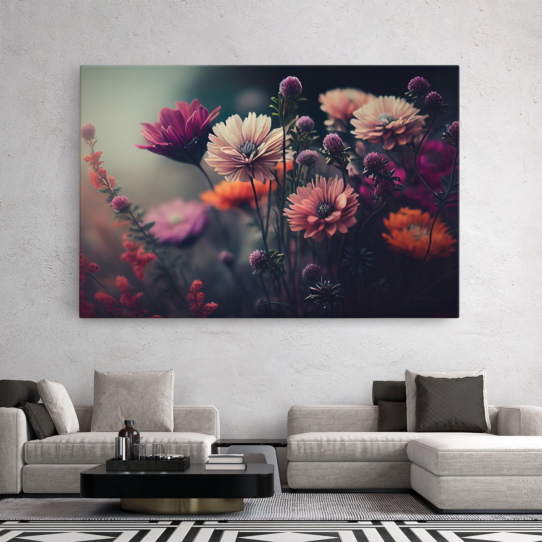 Tablou Canvas Beautiful Flower Garden mockup 2