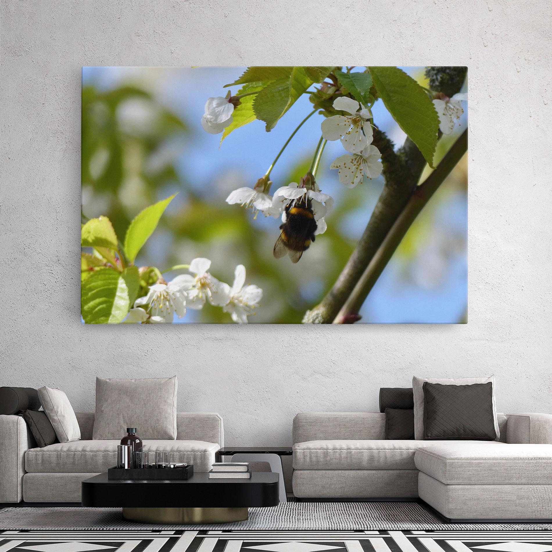 Tablou Canvas Bee Wild Tree mockup 2