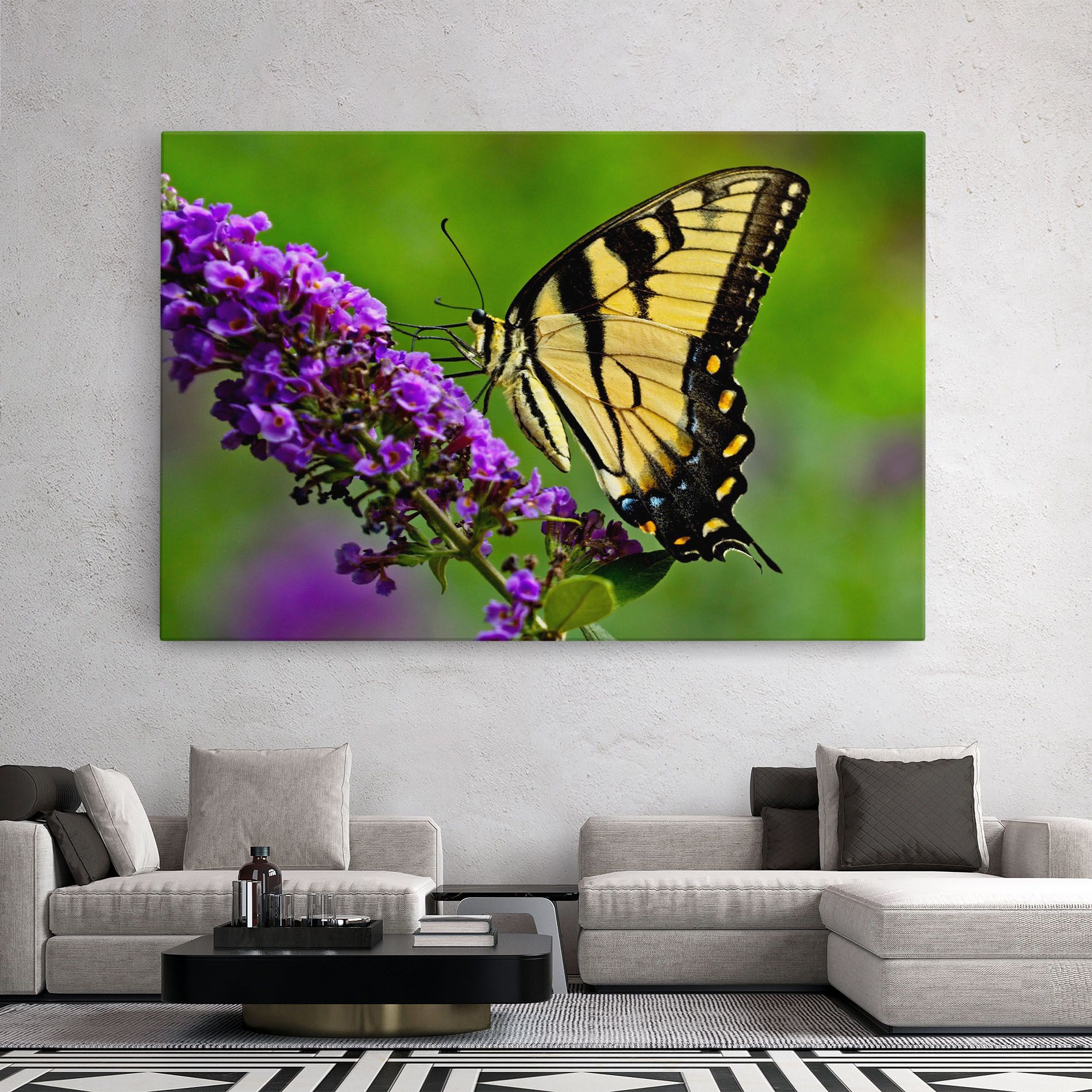 Cream Wild Butterfly mockup 2