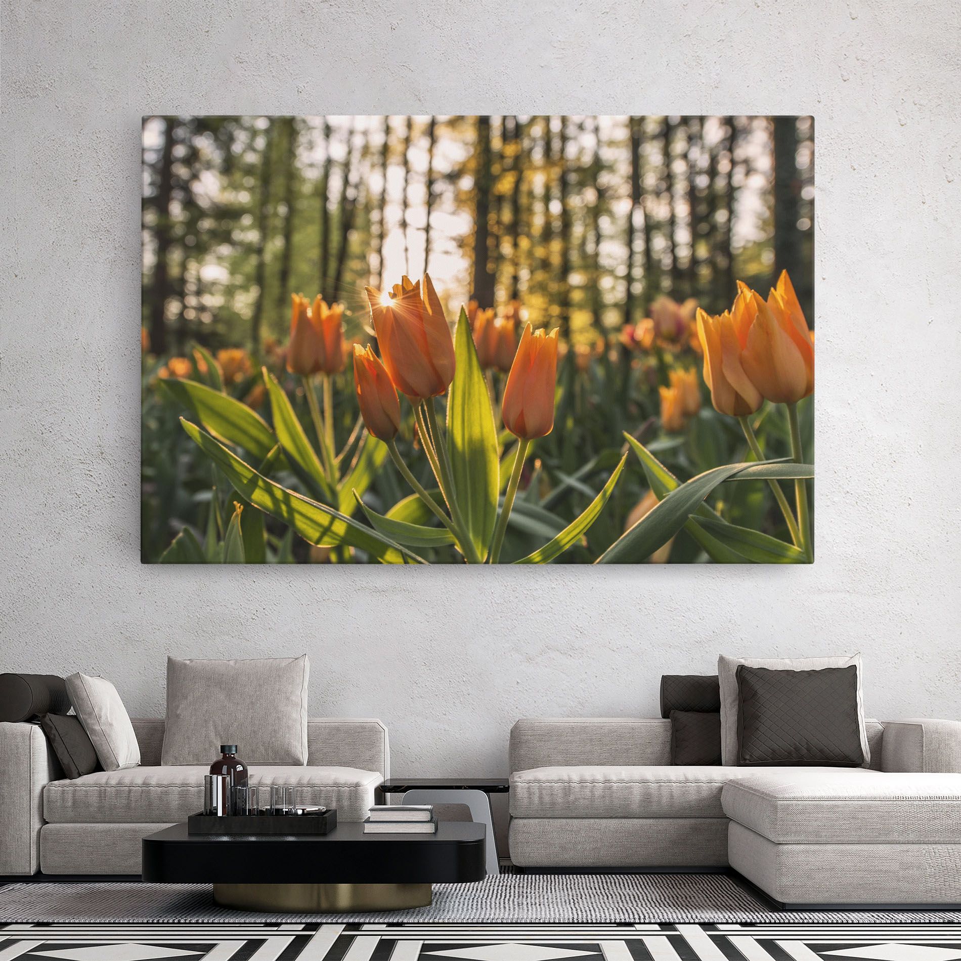 Forest Tulips mockup 2