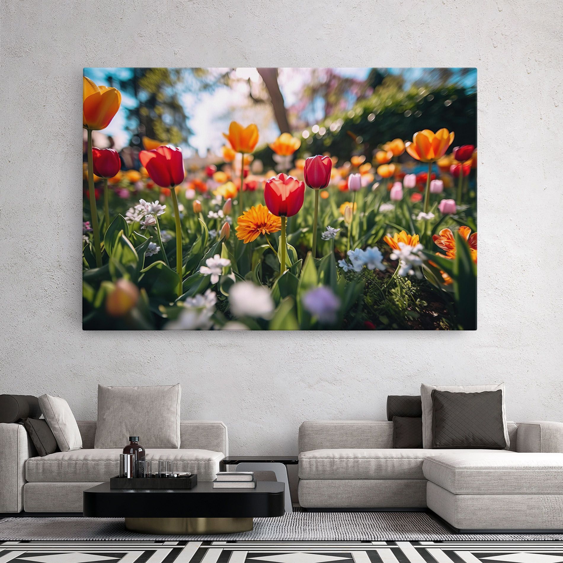 Garden Tulips Mix mockup 2