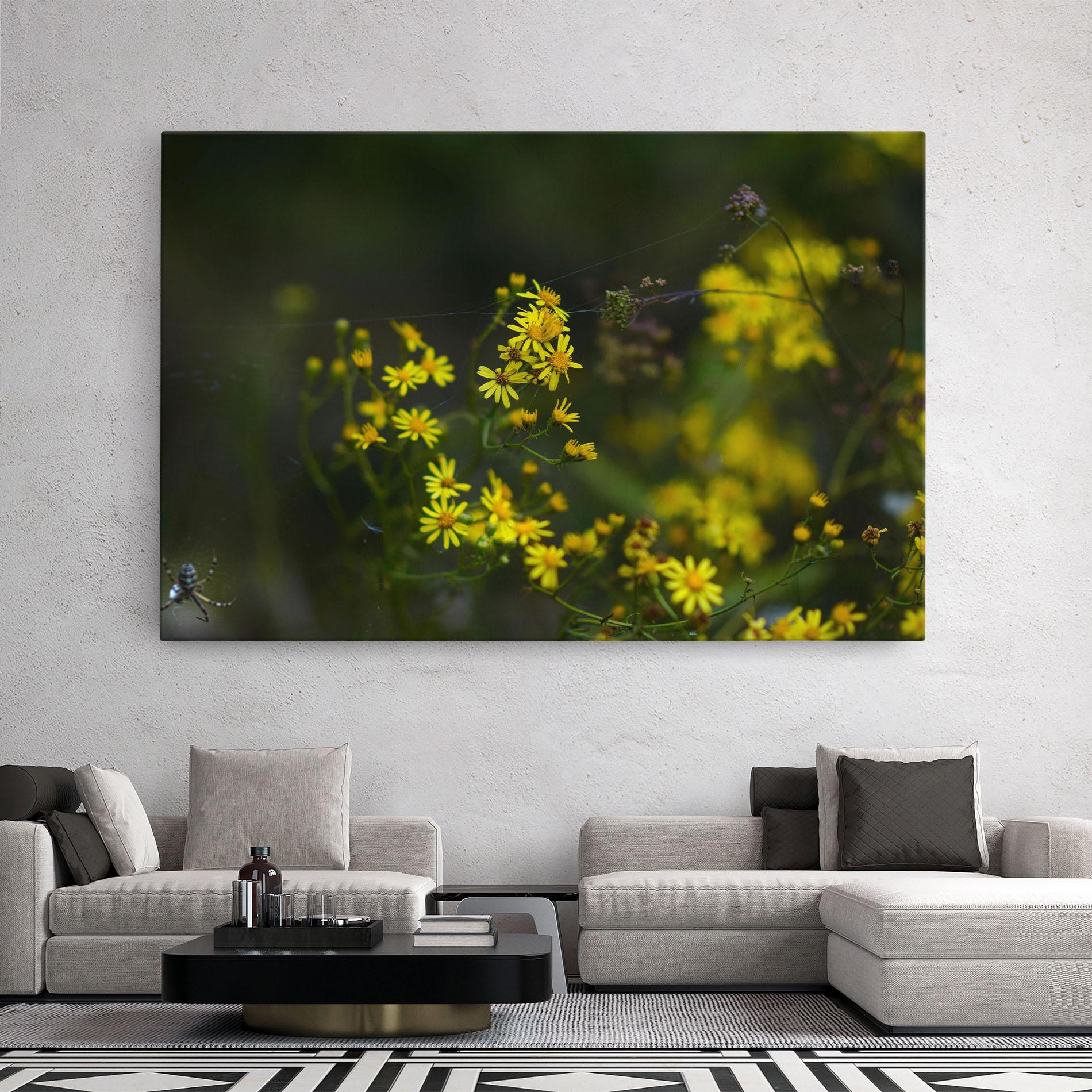 Tablou Canvas Small Wild Flowers mockup 2