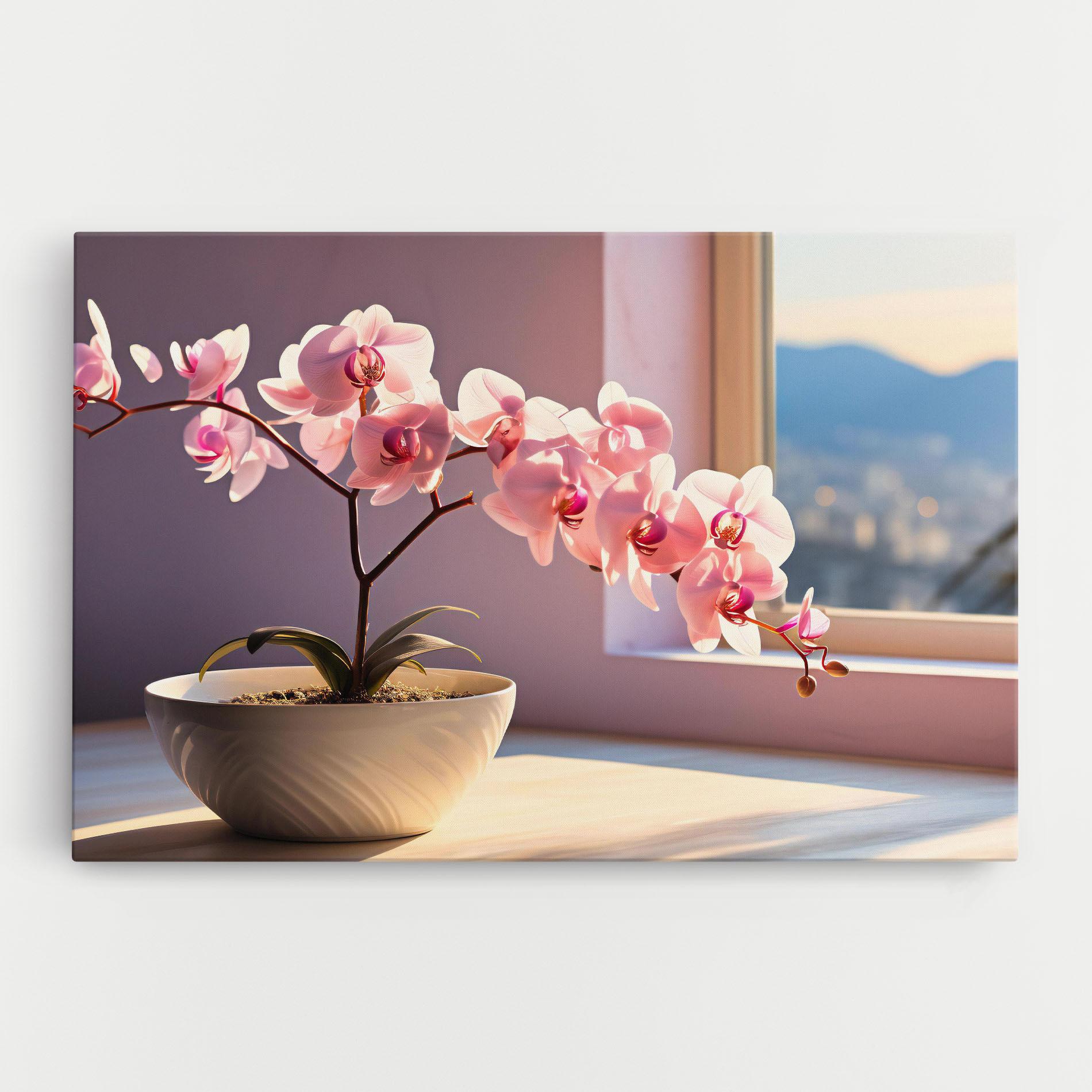 Tablou Canvas Window Vase mockup 0